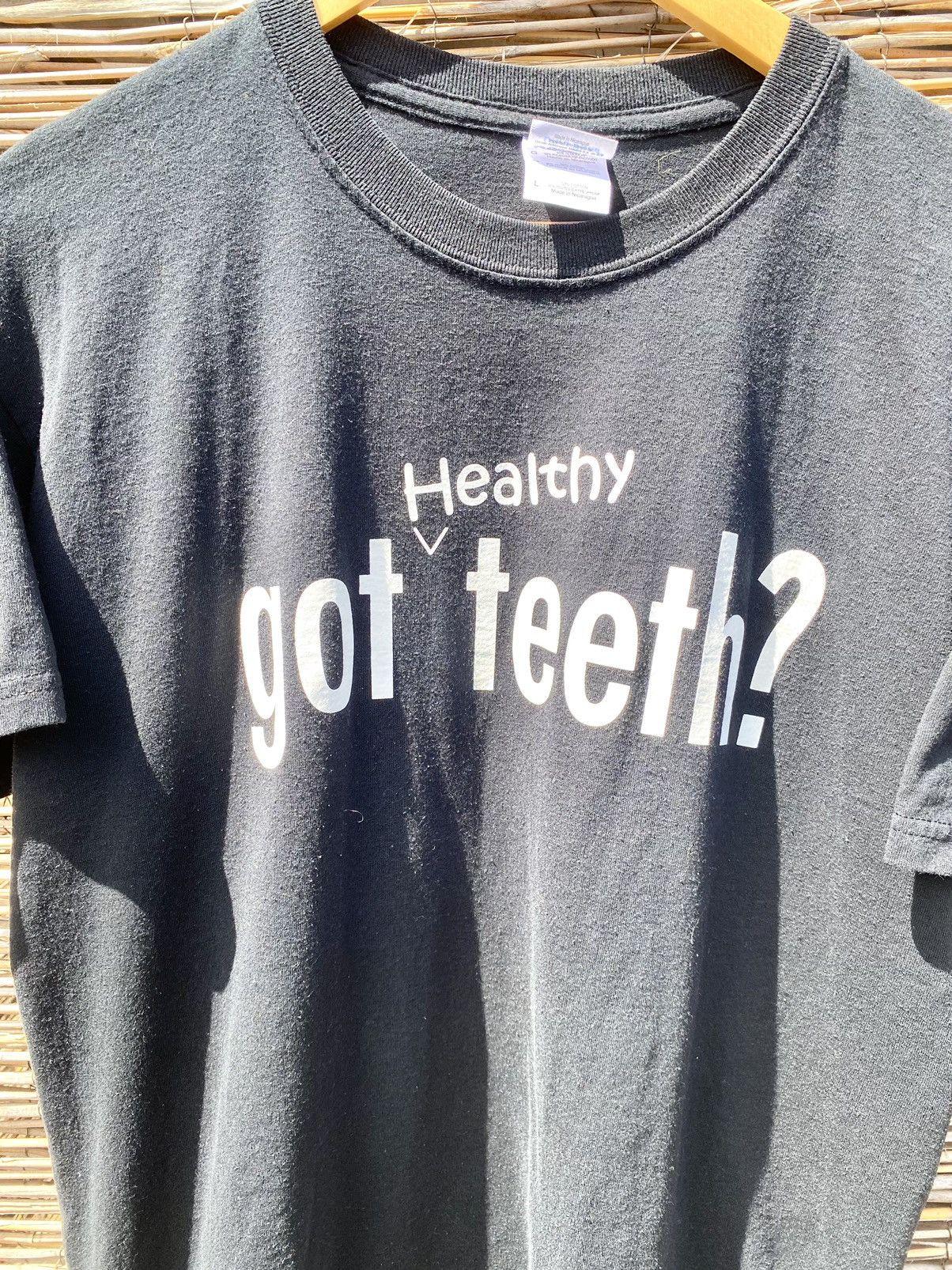 Vintage Vintage got teeth? T-shirt Size US L / EU 52-54 / 3 - 3 Thumbnail