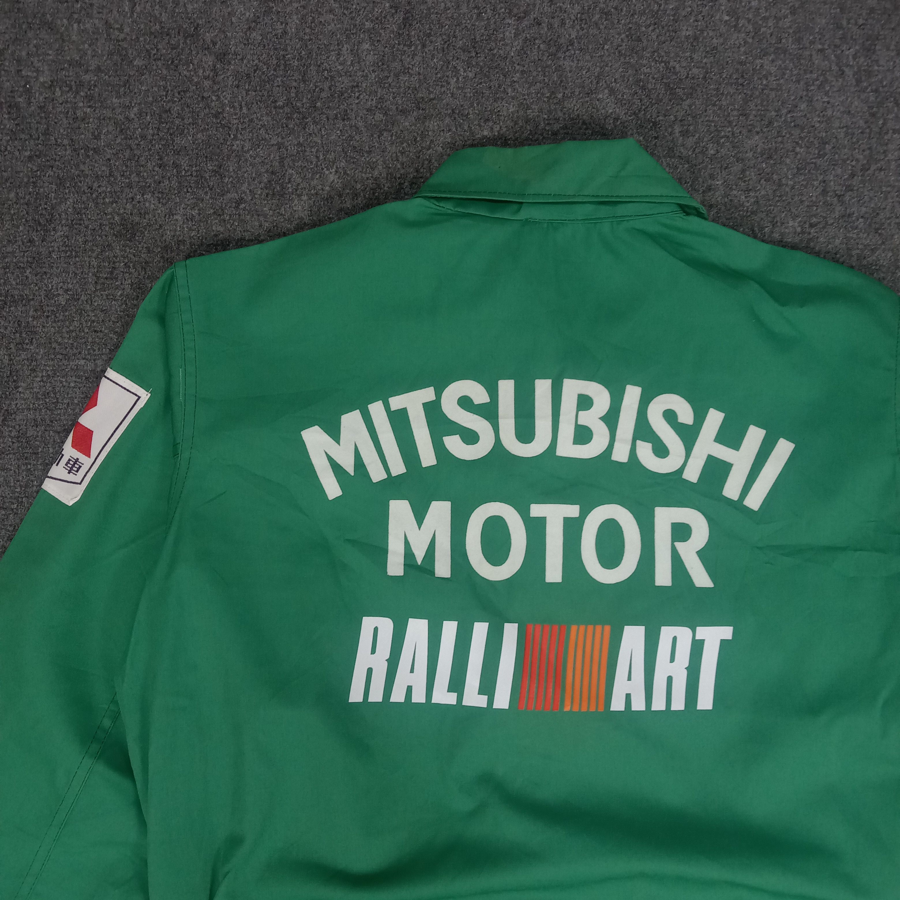 Japanese Brand × Vintage Mitsubishi Motor Ralli Art Japanese Coverall Jacket Size US M / EU 48-50 / 2 - 2 Thumbnail