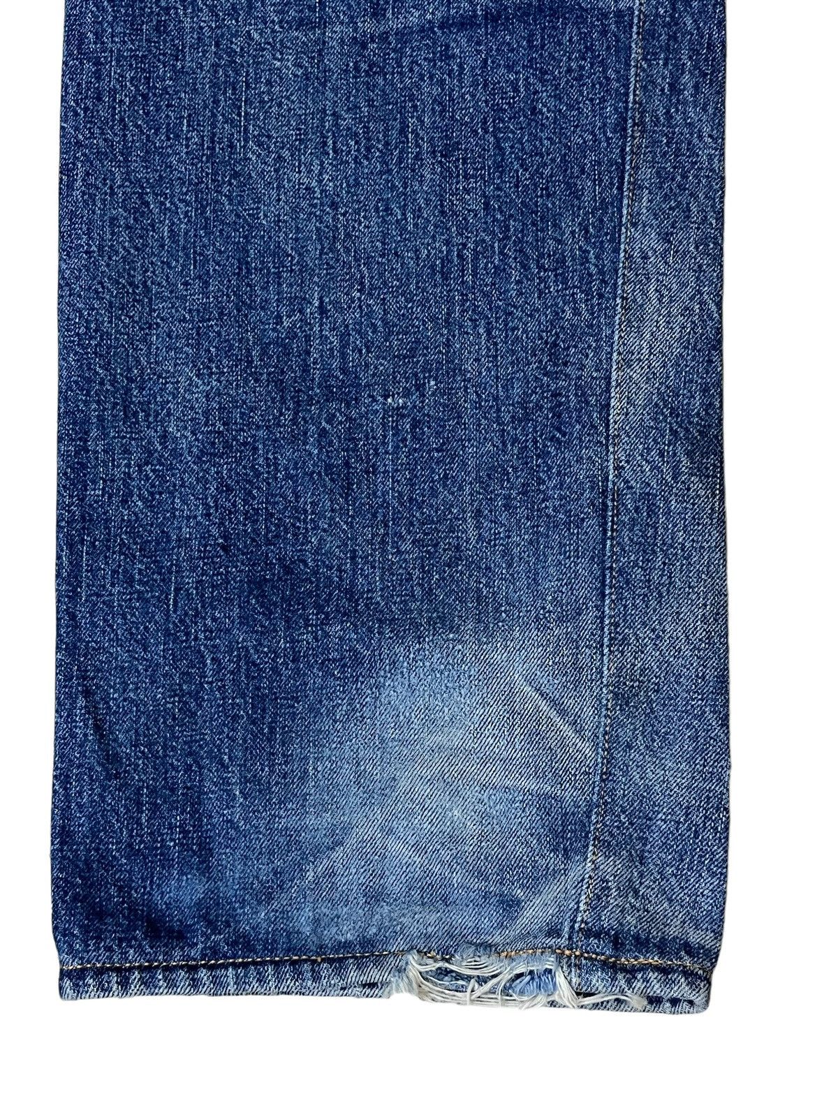Evisu SICK🔥VINTAGE EVISU PARIS SIOTANI BROTHERS SELVEDGE JEANS Size US 36 / EU 52 - 8 Thumbnail