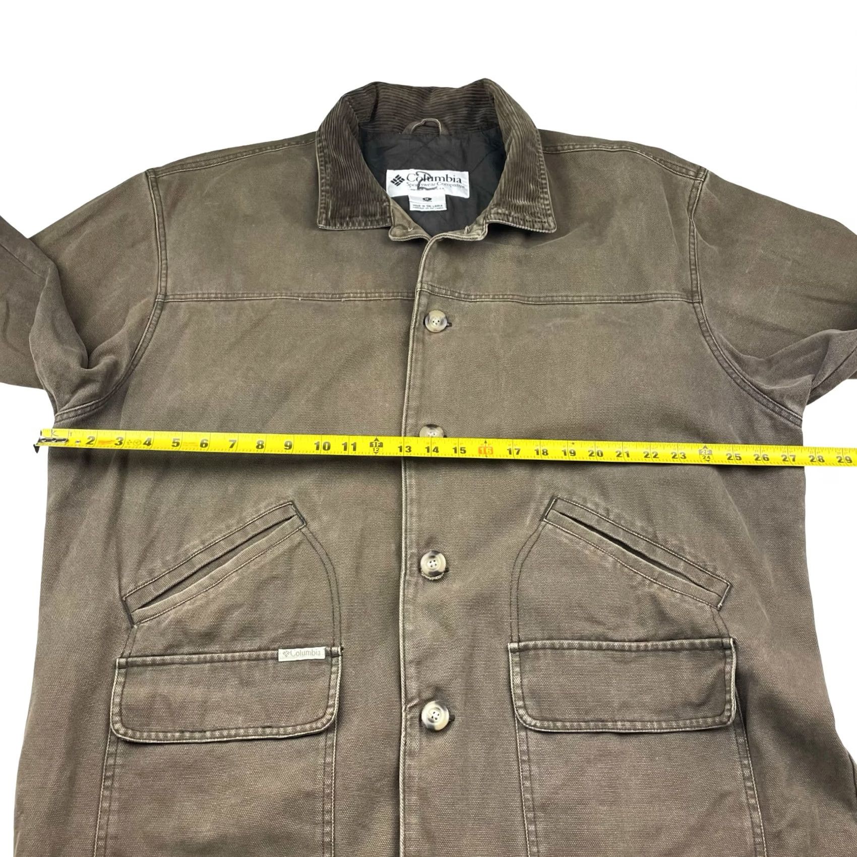 Vintage VINTAGE Columbia Men’s Jacket Chore Barn Coat 100% Cotton Canvas XL Brown Button Overcoat Winter Fall Spring Mens Size US XL / EU 56 / 4 - 7 Thumbnail