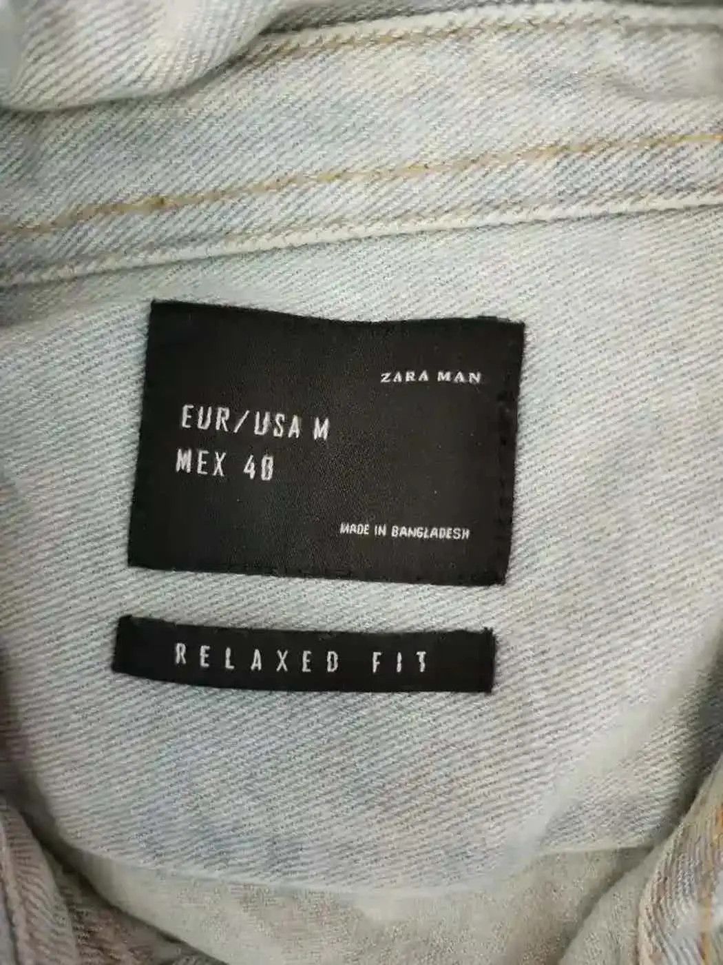 Zara Vintage Zara Man Jeans Jacket Size US M / EU 48-50 / 2 - 8 Thumbnail