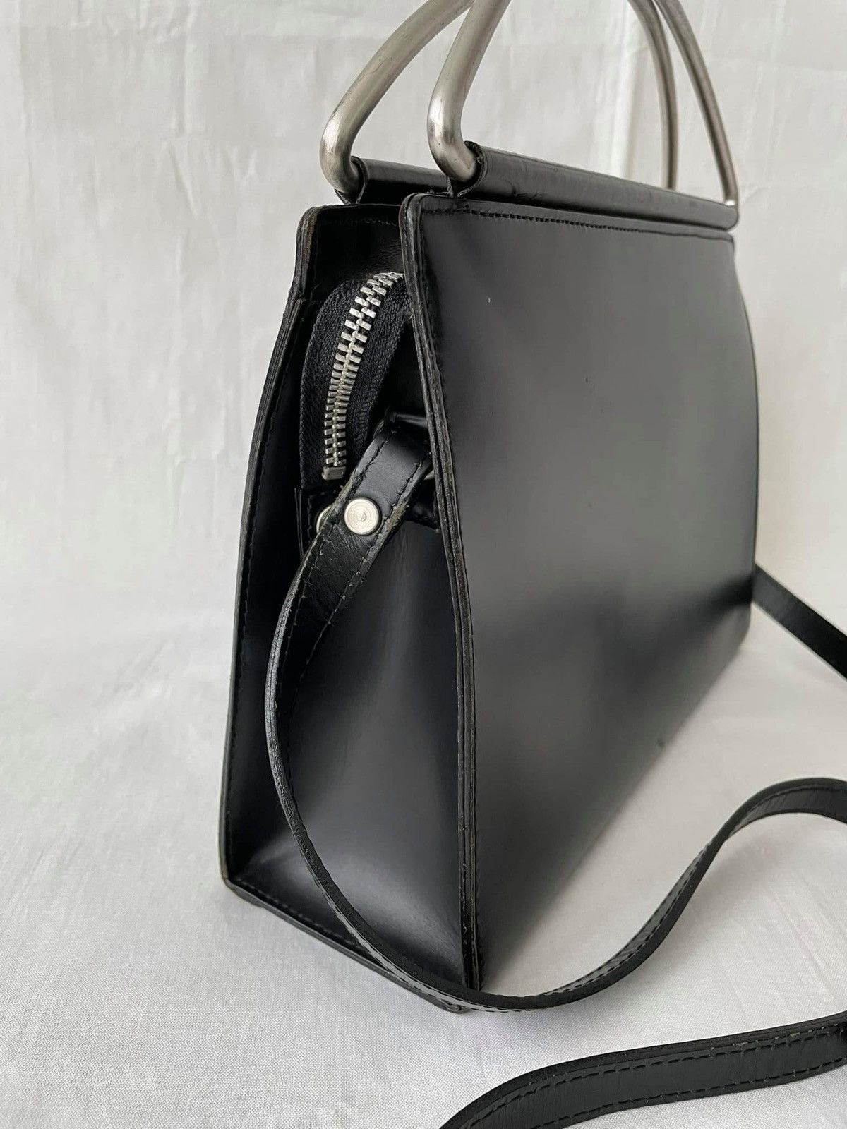 Yohji Yamamoto Yohji Yamamoto Y’saccs Leather Sling Bag Size ONE SIZE - 6 Thumbnail