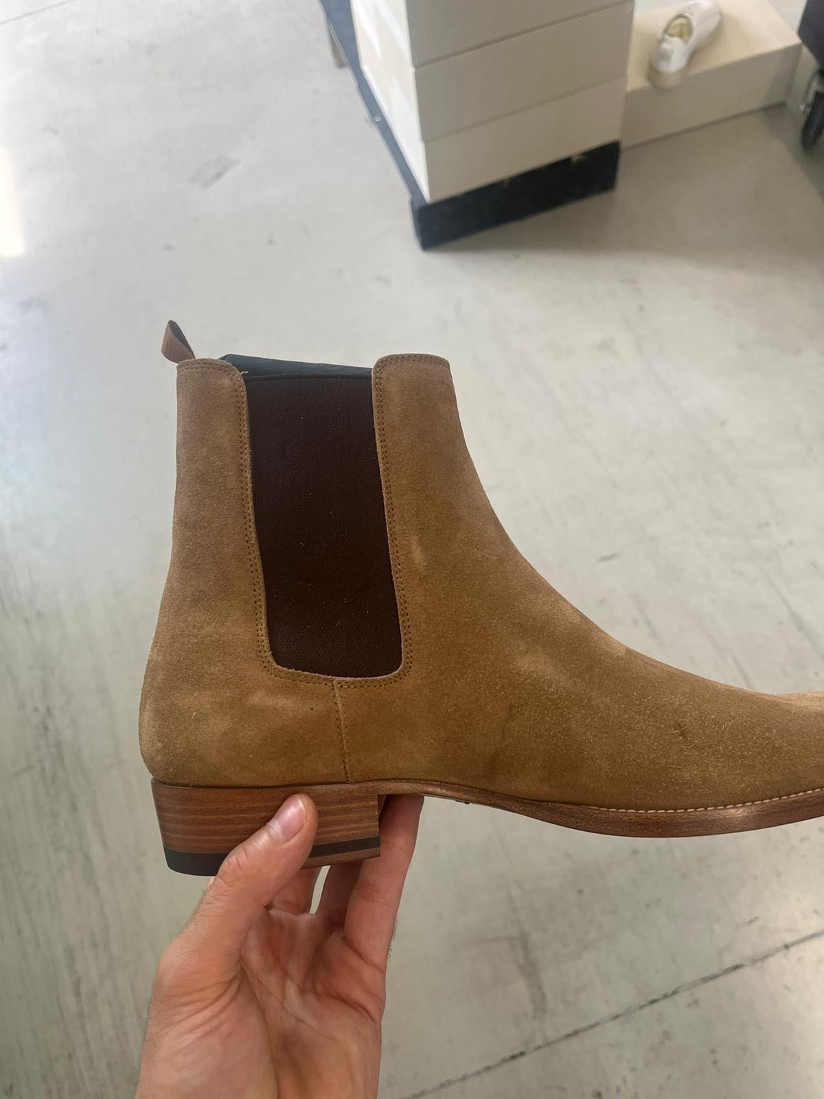 Saint Laurent Paris o1alsim1 Classic Wyatt Chelsea Boots in Brown Size US 11 / EU 44 - 7 Thumbnail