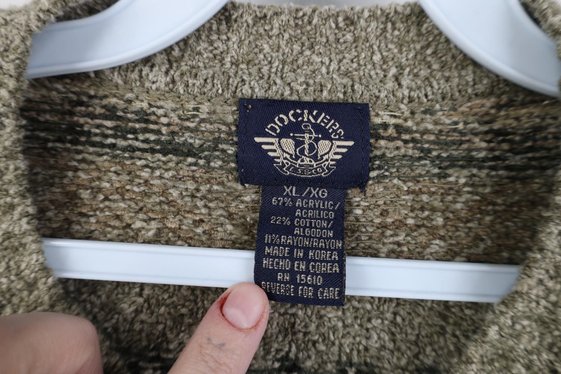 Vintage Vintage 90s Streetwear Southwestern Knit Crewneck Sweater Size US XL / EU 56 / 4 - 5 Thumbnail