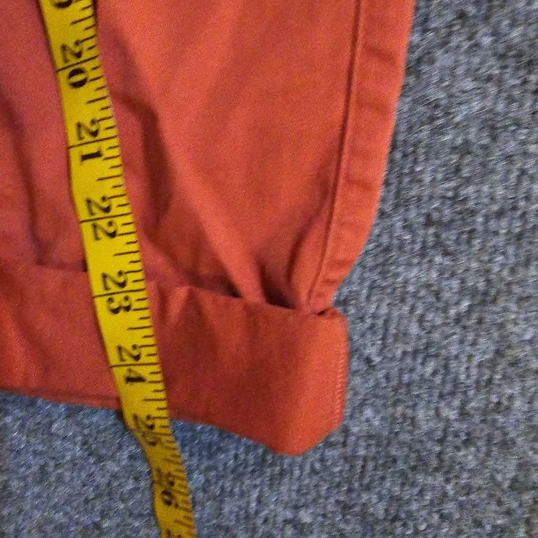 Xirena XIRENA Pants Womens XS Orange Cropped Cuffed High Rise Canvas Casual Bohemian Accent/Basic Wear Size 26" / US 2 / IT 38 - 7 Thumbnail
