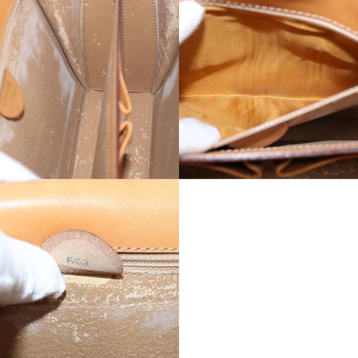 Celine CELINE Macadam Canvas Shoulder Bag Beige Size ONE SIZE - 12 Thumbnail