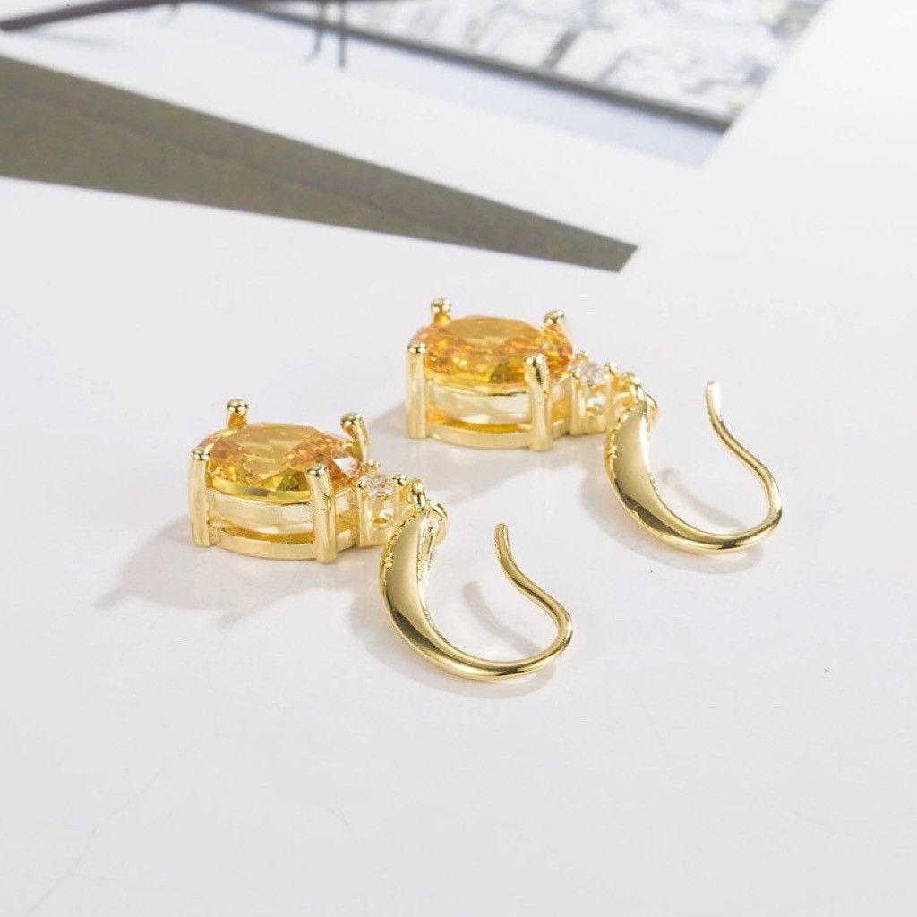 Other Elegant Crystal Dangle Drop Earrings for Women Size ONE SIZE - 2 Thumbnail