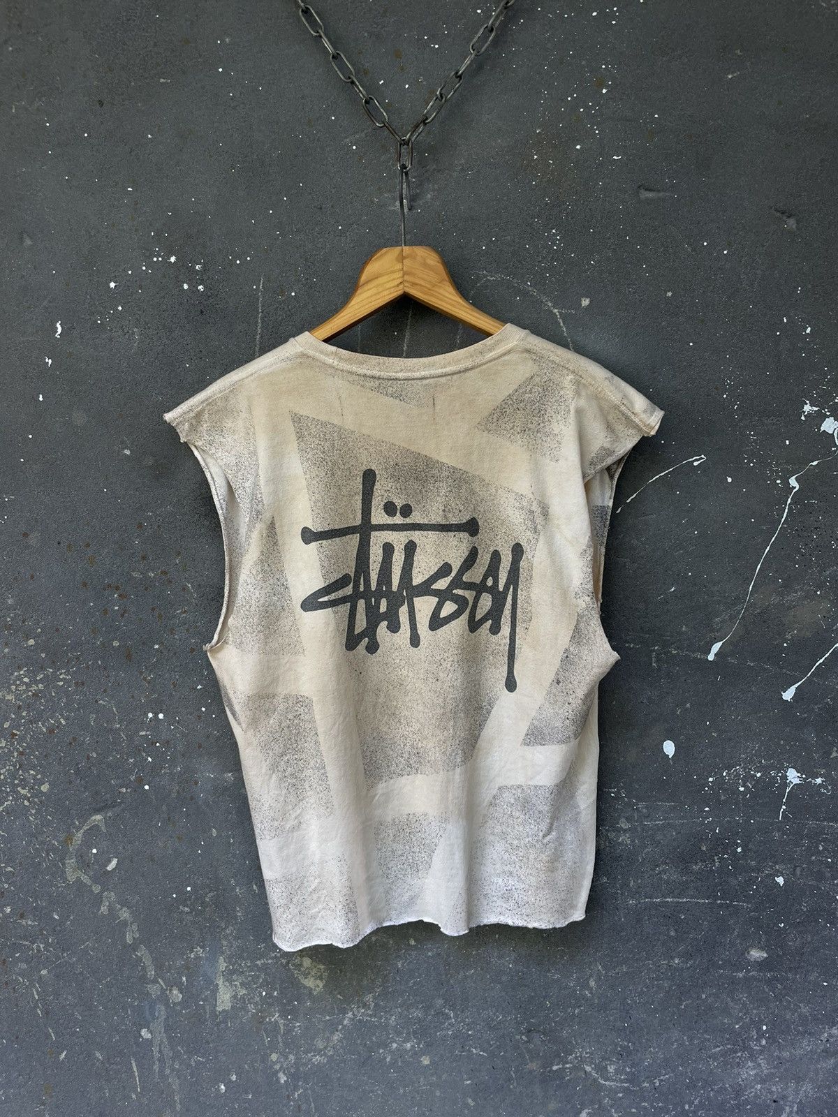 Stussy × Vintage Vintage Stussy Short Shirt Y2K Custom 90’s Big Logo Printed Size US L / EU 52-54 / 3 - 7 Thumbnail