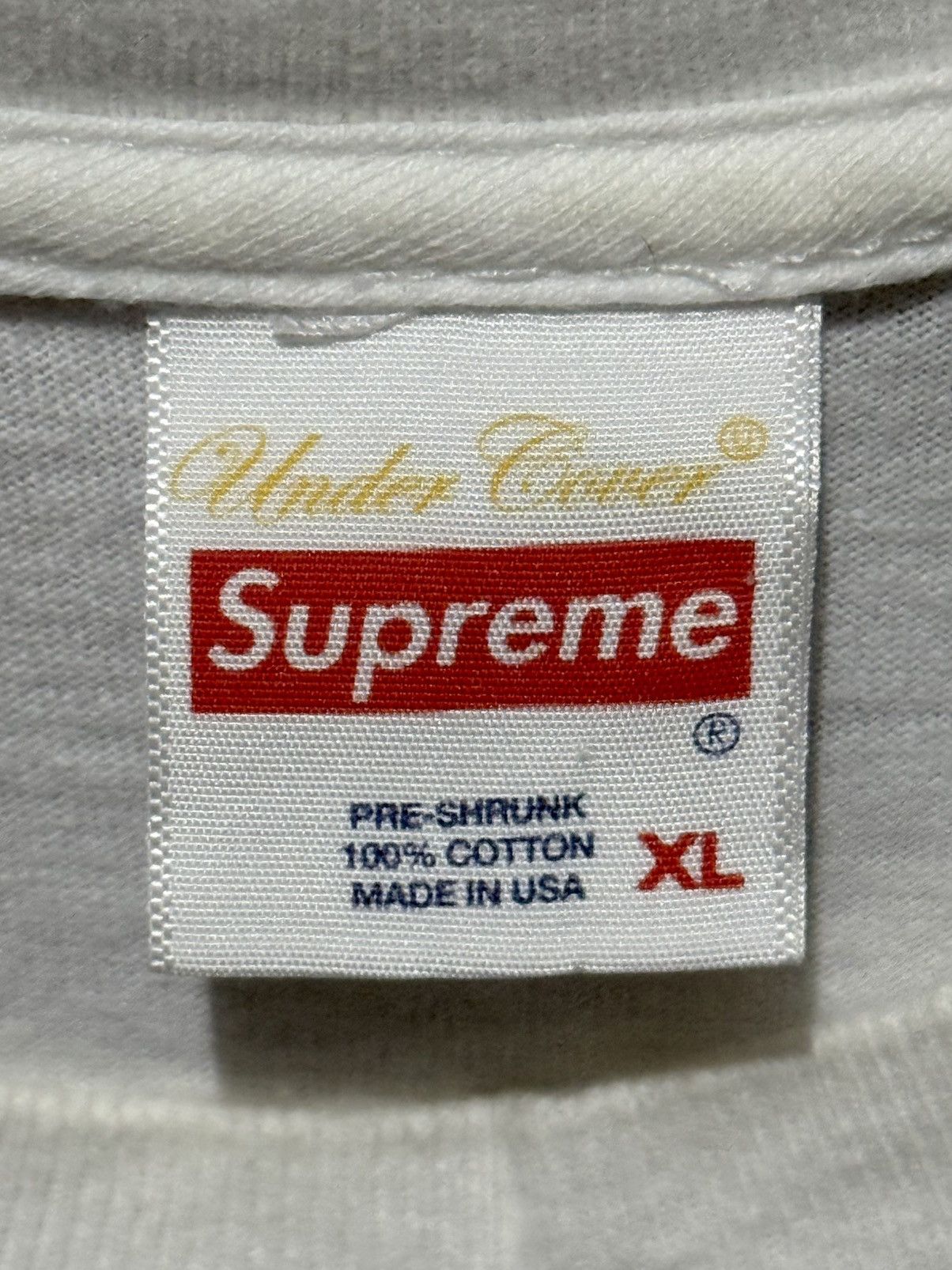 Public Enemy × Supreme × Undercover Supreme x Undercover Public Enemy White House Tee White Size US XL / EU 56 / 4 - 5 Thumbnail