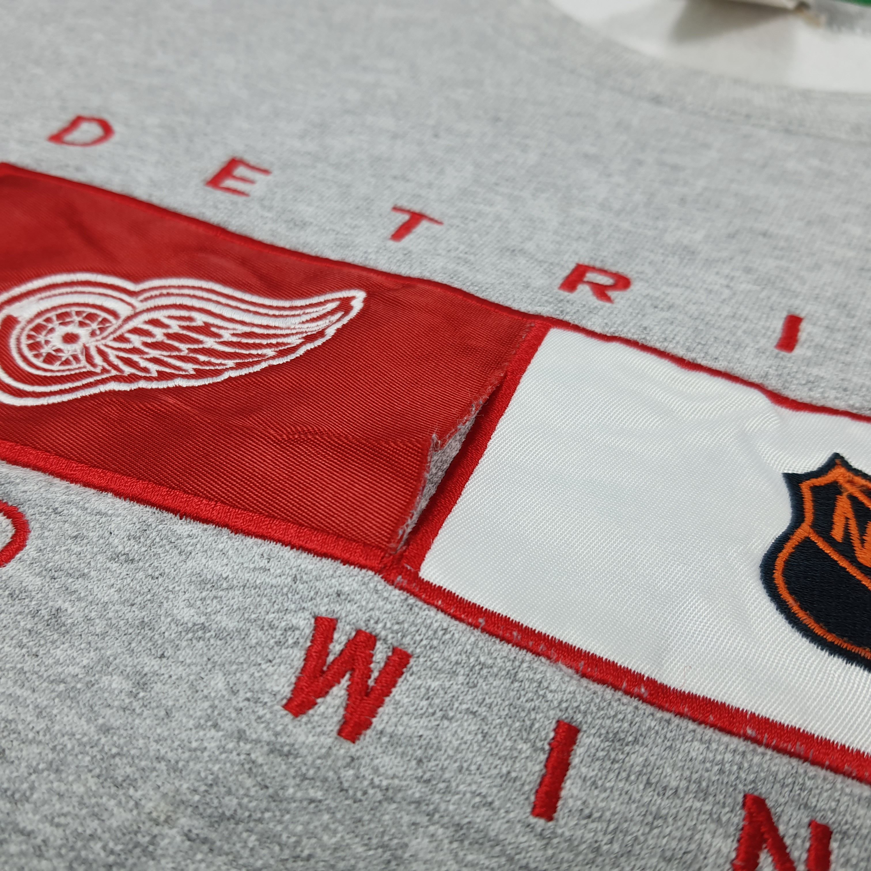 NHL Vintage Detroit Red Wings Hockey League Sweatshirt C291N1 Size US XL / EU 56 / 4 - 12 Thumbnail