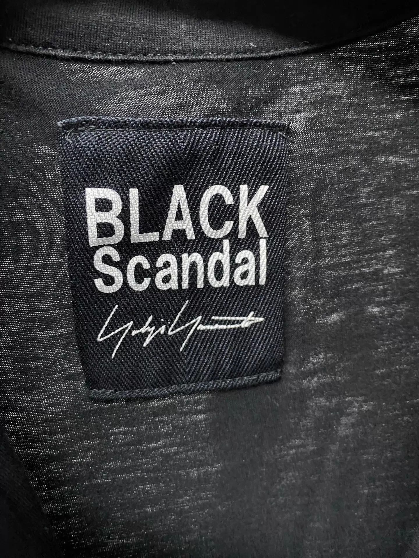 Yohji Yamamoto Yohji Yamamoto PH Black Scandal Snake Collar Inner Size US L / EU 52-54 / 3 - 8 Thumbnail