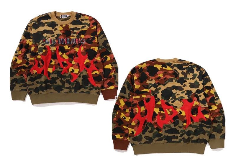 Bape Bape Upcycled Sweatshirt Size ONE SIZE - 1 Thumbnail
