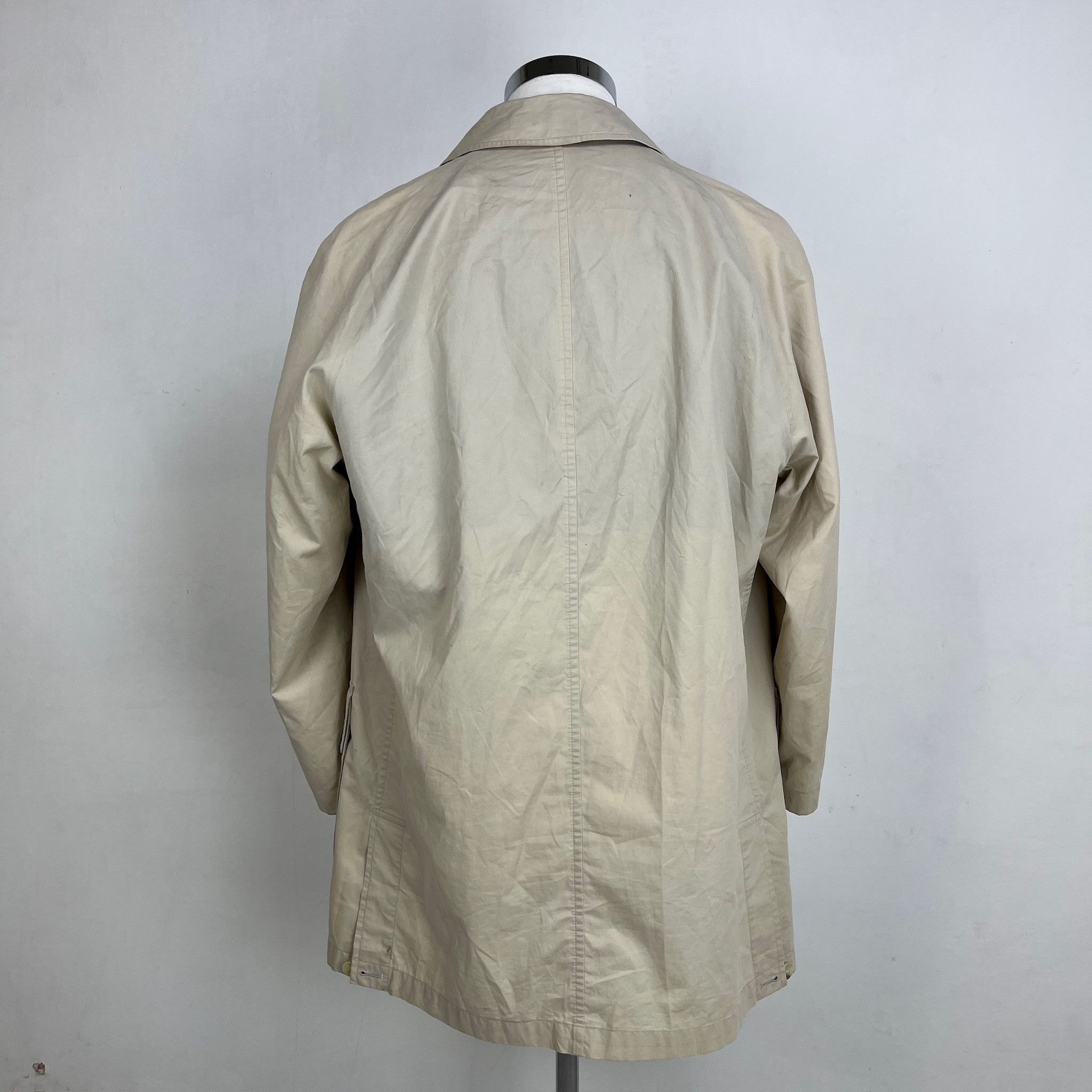 Burberry Trench Burberrys Cotone Anni '90 – 52 IT Size US L / EU 52-54 / 3 - 3 Thumbnail