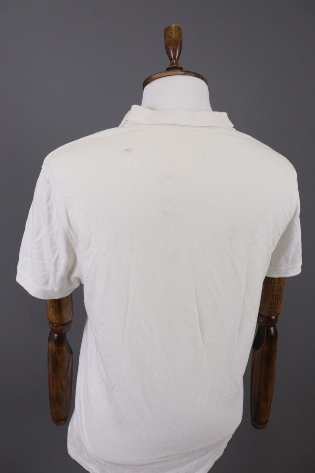Allsaints AllSaints White Short Sleeve Summer Polo Shirt Size M Size US M / EU 48-50 / 2 - 10 Thumbnail