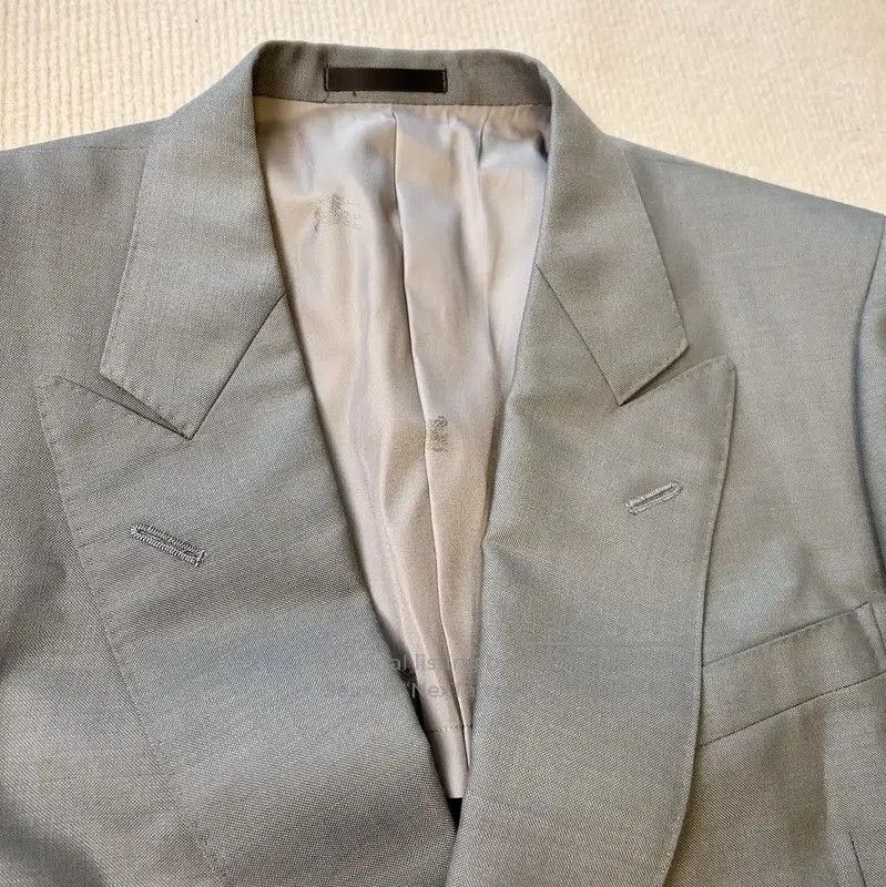 Burberry Burberry Gray Wool Men's Blazer Jacket. Size US L / EU 52-54 / 3 - 2 Thumbnail