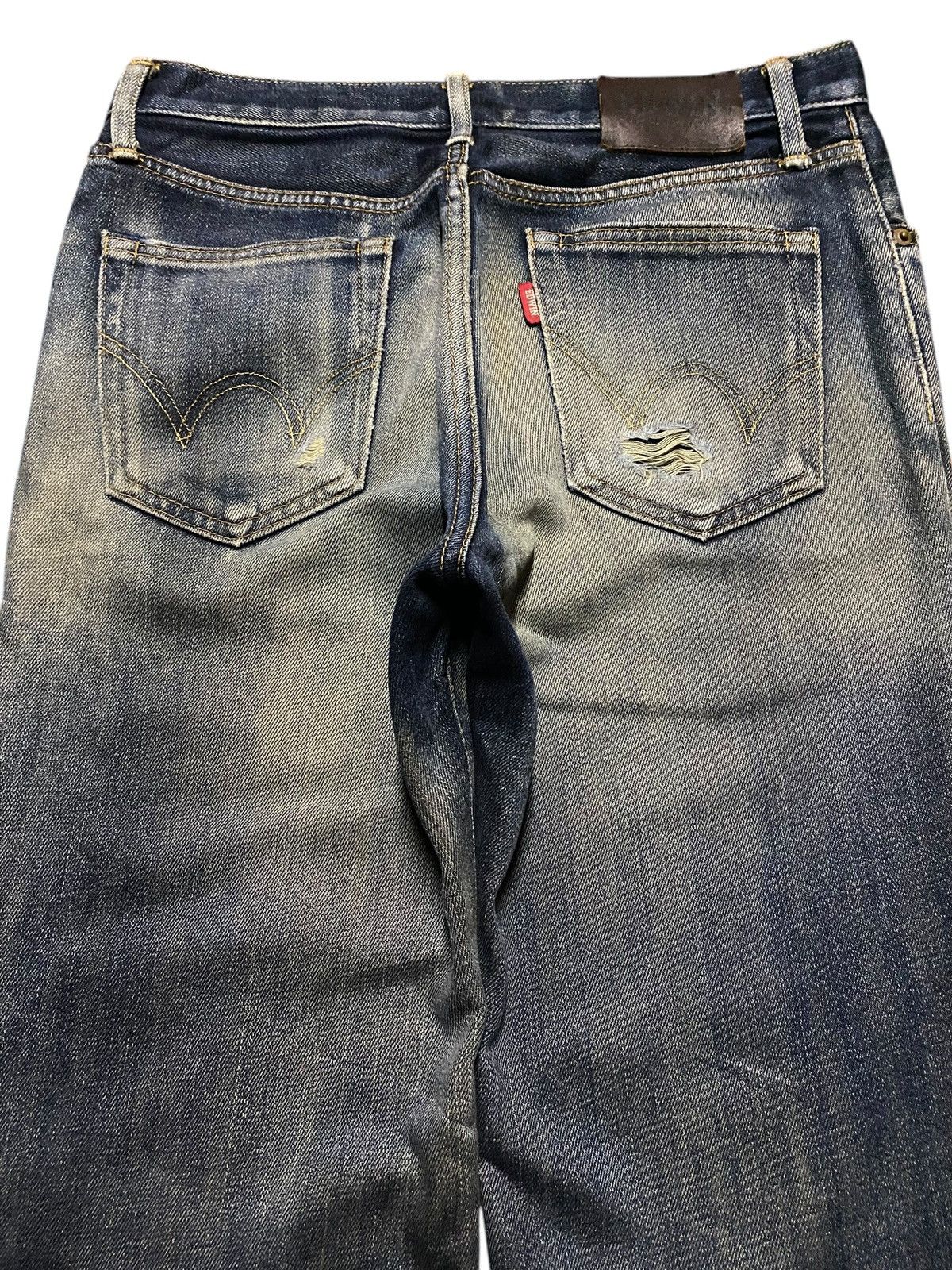 Edwin Vintage Japanese Brand Edwin 503 Distressed Slim Jeans Size US 30 / EU 46 - 4 Thumbnail
