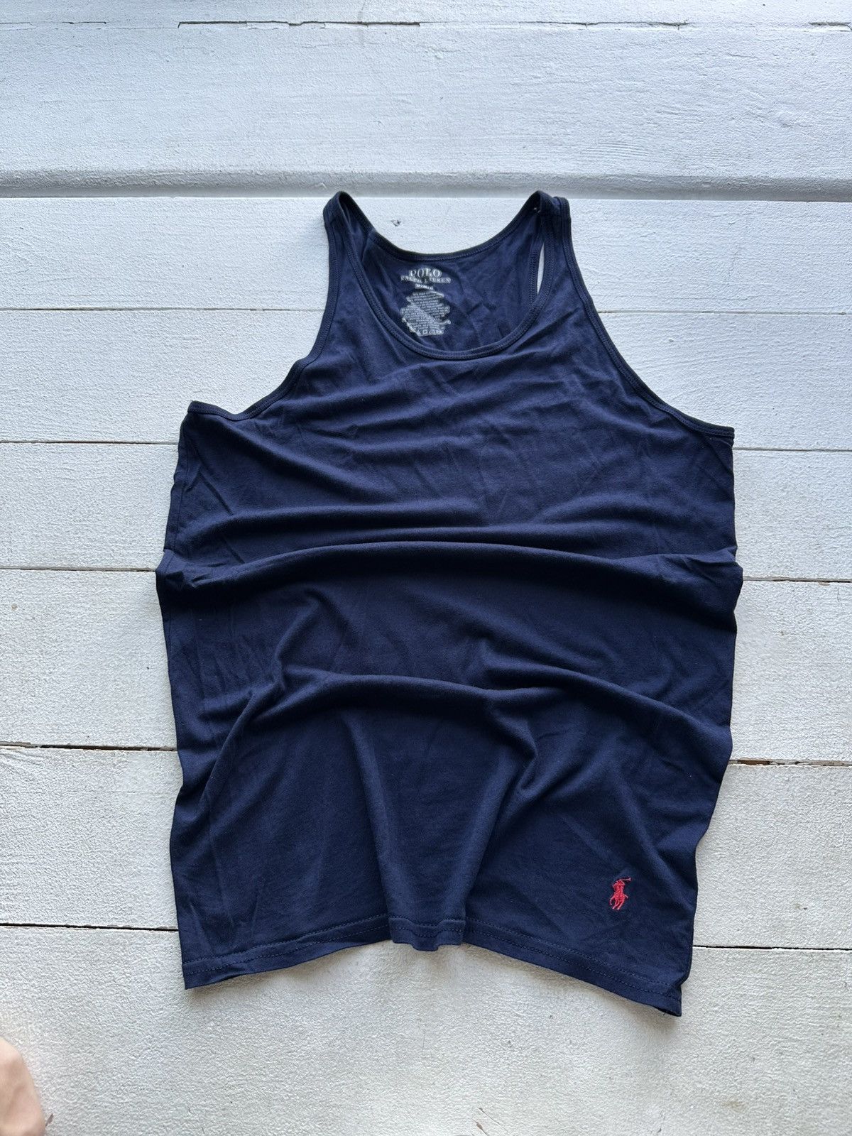Polo Ralph Lauren 🚨Vintage Polo Ralph Lauren tank top black with logo Size US M / EU 48-50 / 2 - 1 Thumbnail