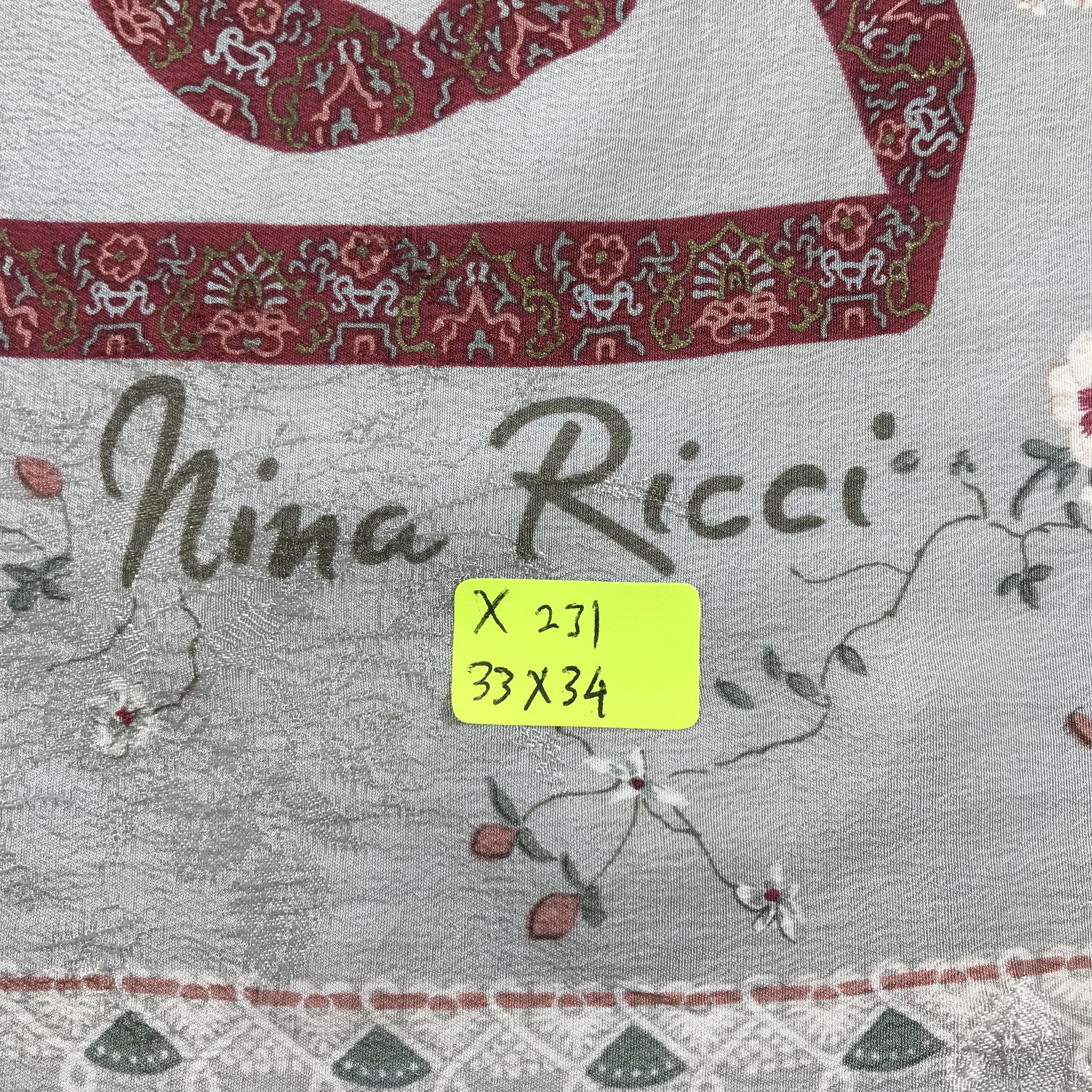 Nina Ricci Vintage Nina Ricci Silk Scarf Size ONE SIZE - 6 Thumbnail