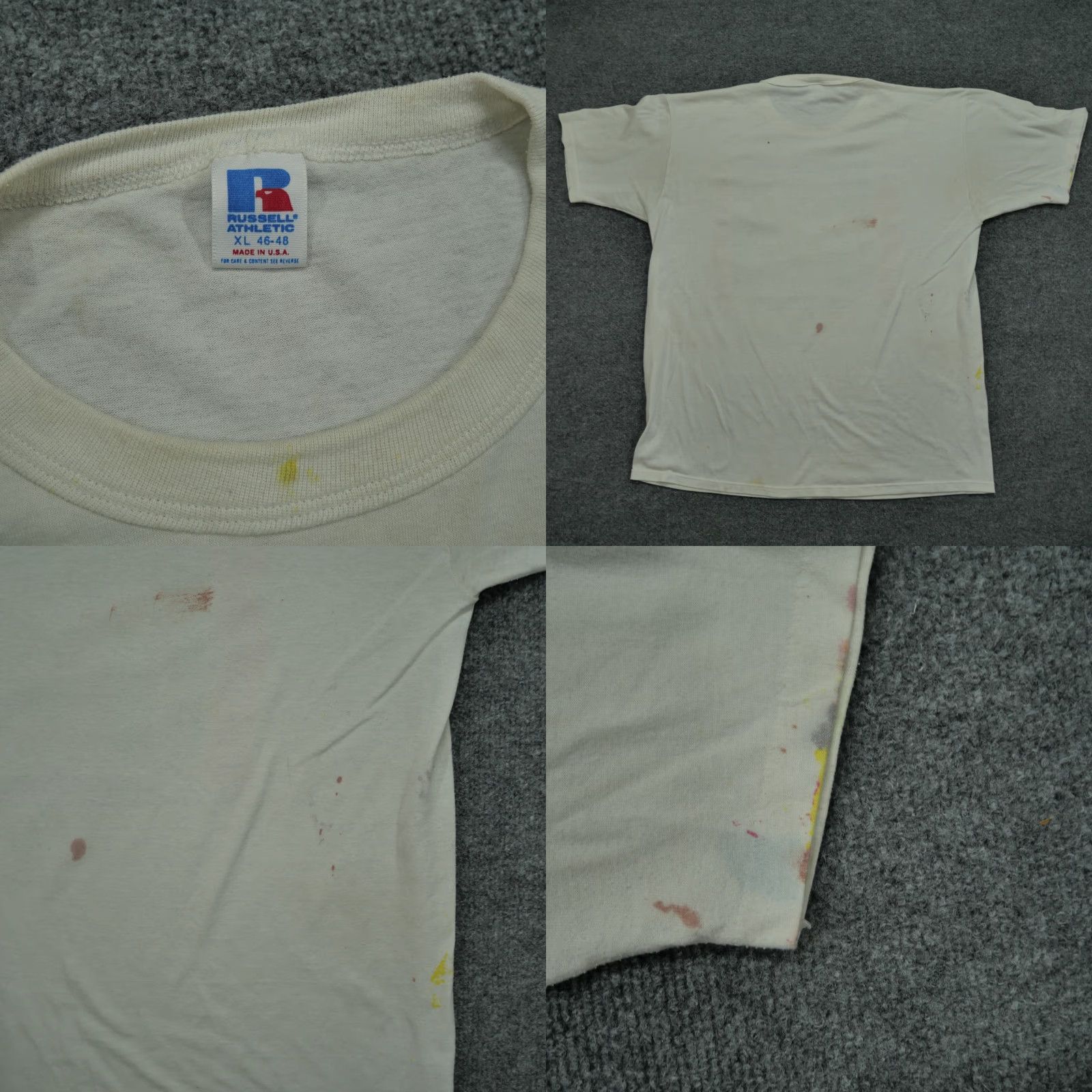 Nike VINTAGE Nike Air Jordan T Shirt Adult XL White 90s Men Size US XL / EU 56 / 4 - 8 Thumbnail