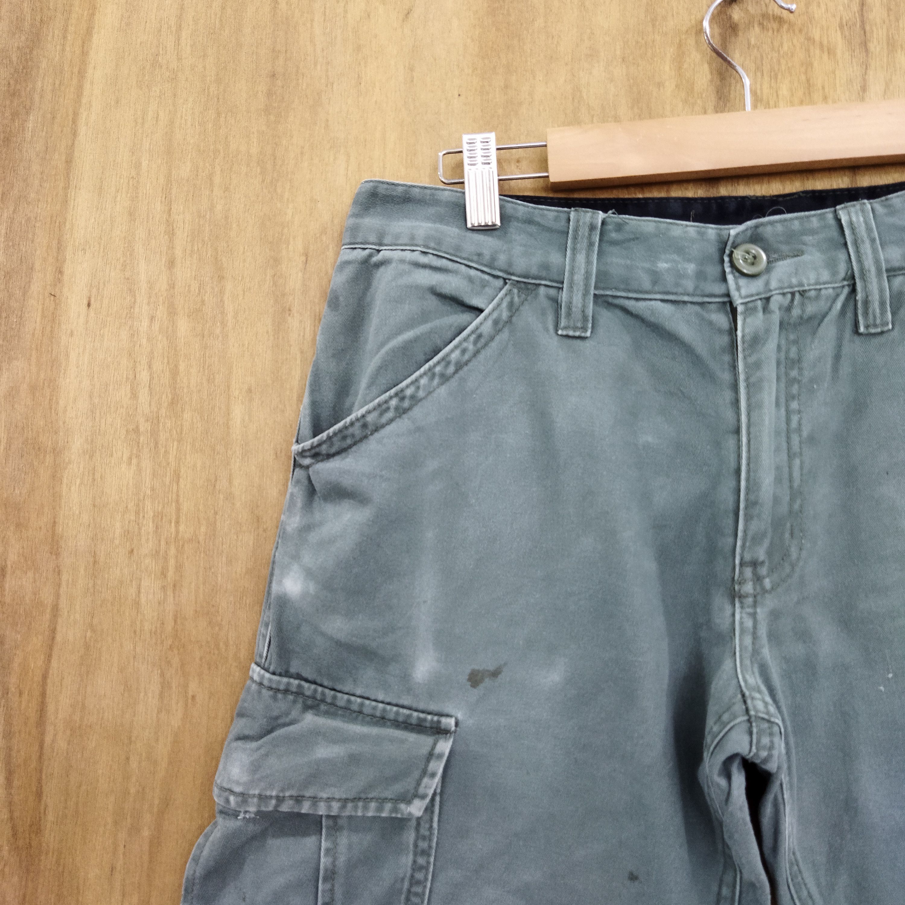 Japanese Brand BULL GREEN CARGO PANTS Size US 30 / EU 46 - 4 Thumbnail