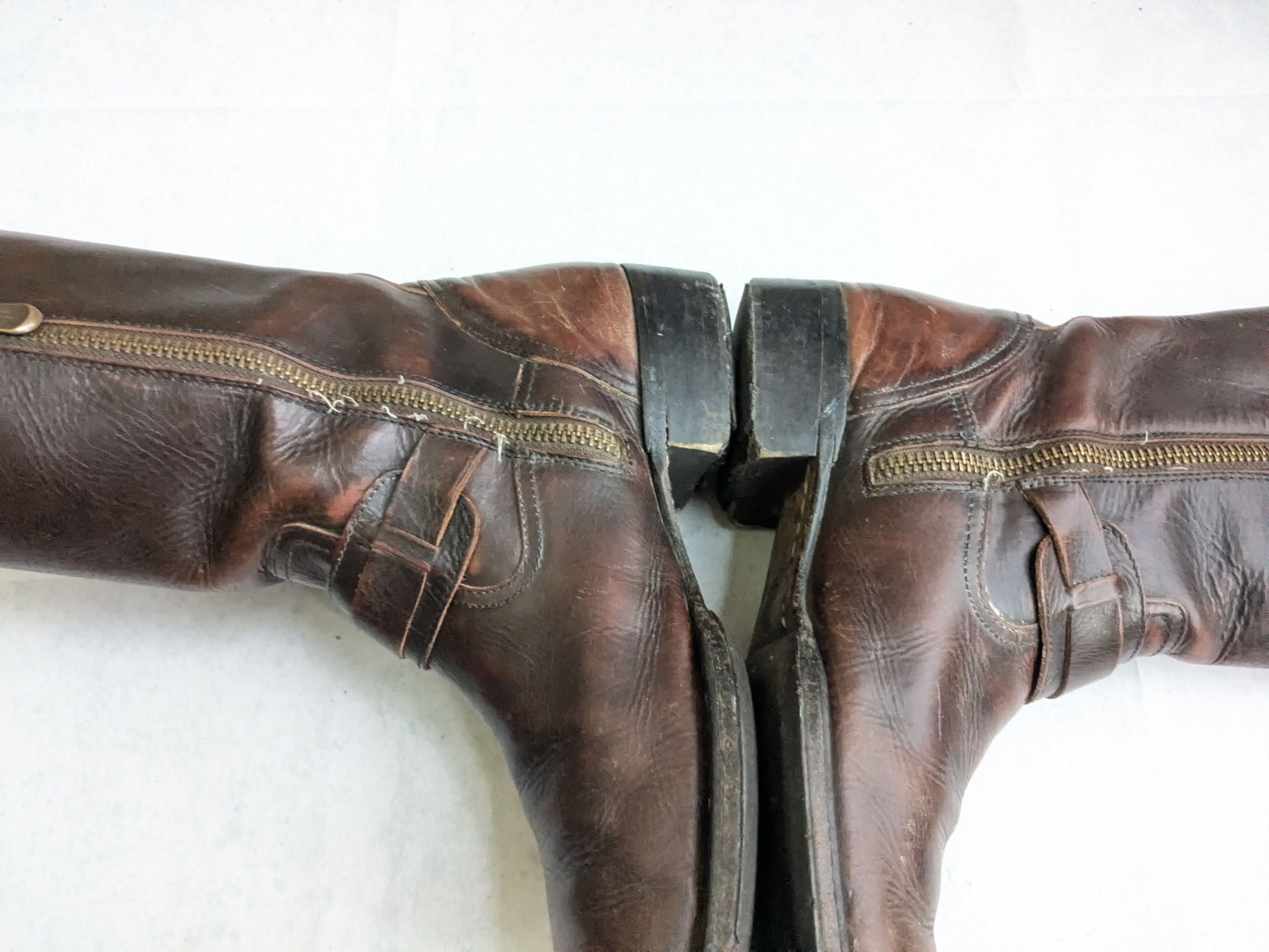 Frye Frye Engineer Boots Brown 10.5 Leather Buckle Size US 10.5 / EU 43-44 - 13 Thumbnail