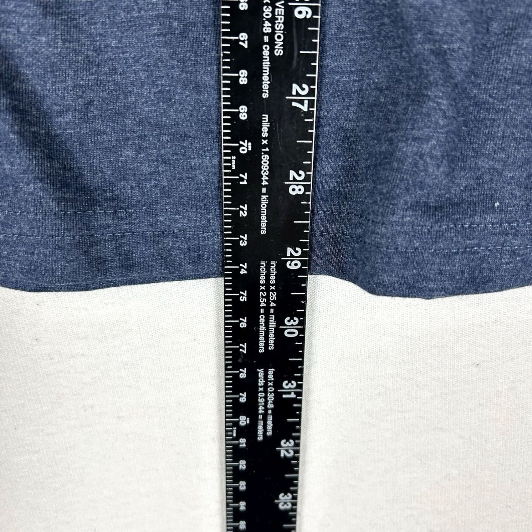 Vintage Home Of The Brave T-Shirt Men's Medium Blue Graphic Print Flag Crewneck Short Sleeve Shirt Size US M / EU 48-50 / 2 - 6 Thumbnail