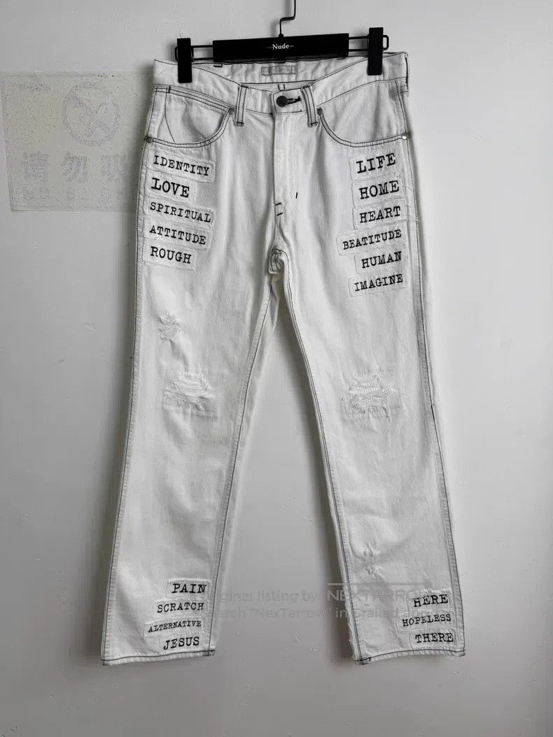 Number (N)ine Number (N)ine Patchwork denim pants Size US 28 / EU 44 - 1 Thumbnail