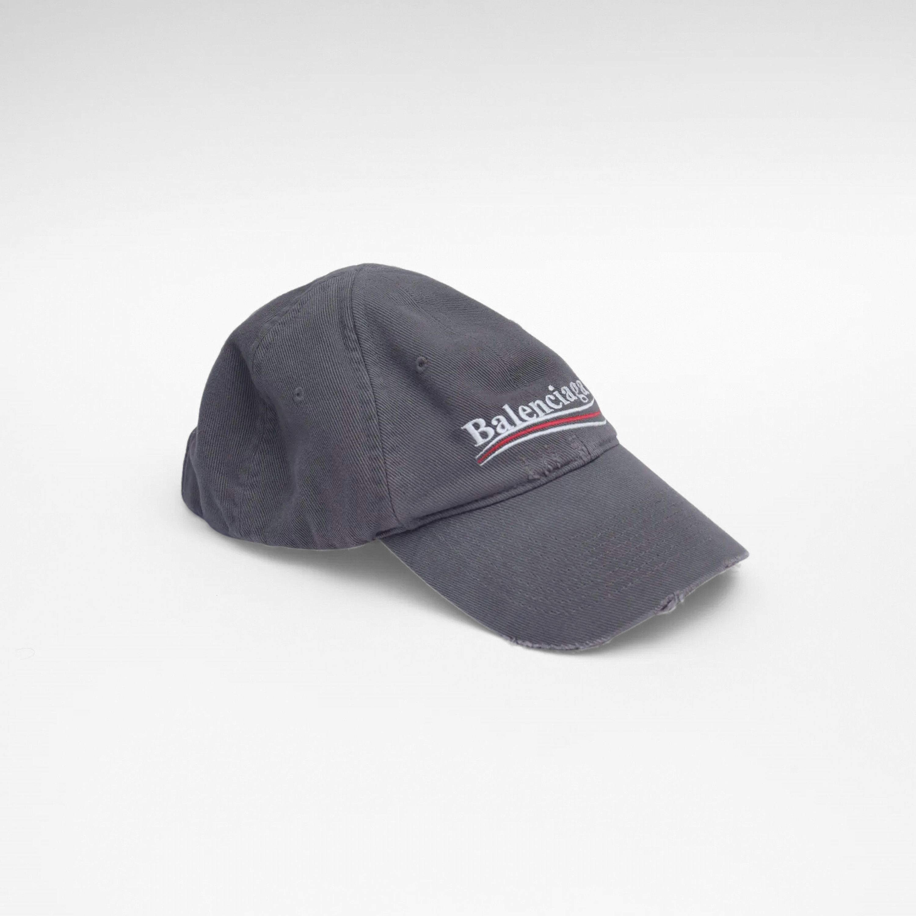 image of Balenciaga Women's Political Campaign Cap in Grey