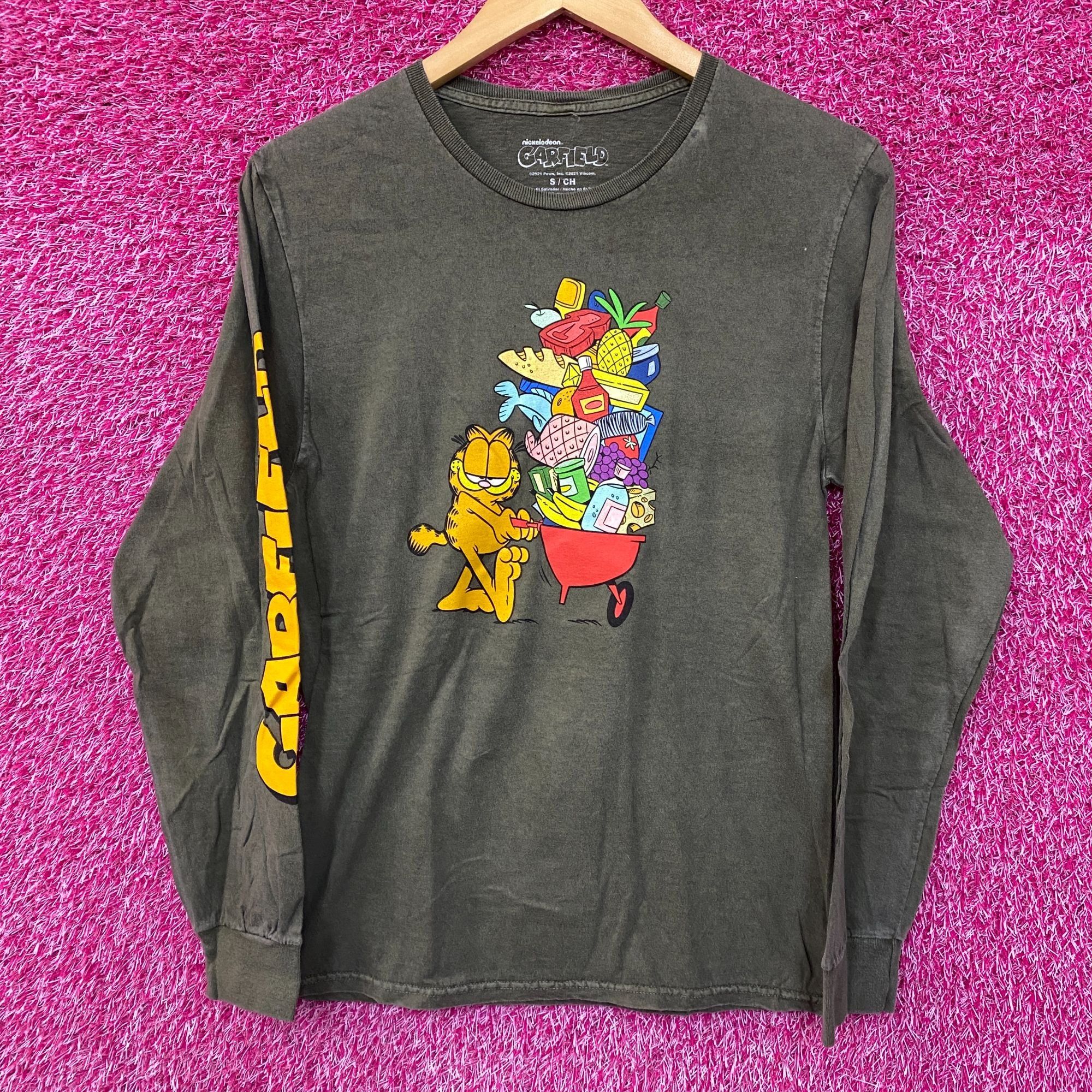 Nickelodeon Garfield Hunger Cravings Long Sleeve T-Shirt Size Small Size US S / EU 44-46 / 1 - 1 Thumbnail
