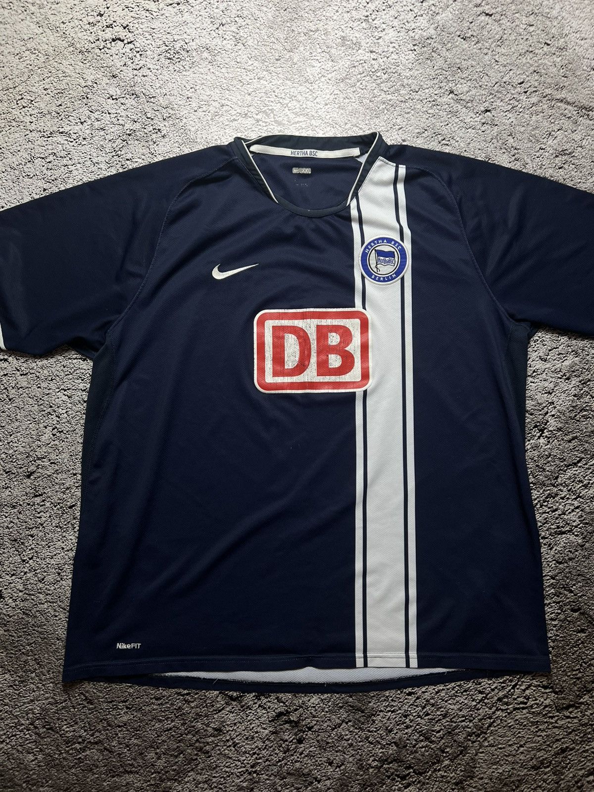 Nike 2007-2008 Herta Berlin germany 🇩🇪 football nike jersey y2k Size US XXL / EU 58 / 5 - 2 Thumbnail