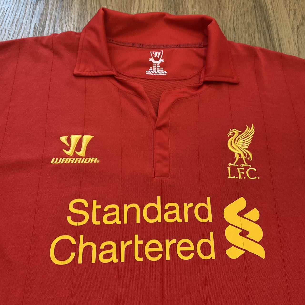 Other 2012-13 *15 Sturridge Liverpool Warrior Home Football Shirt Size US XXL / EU 58 / 5 - 2 Thumbnail