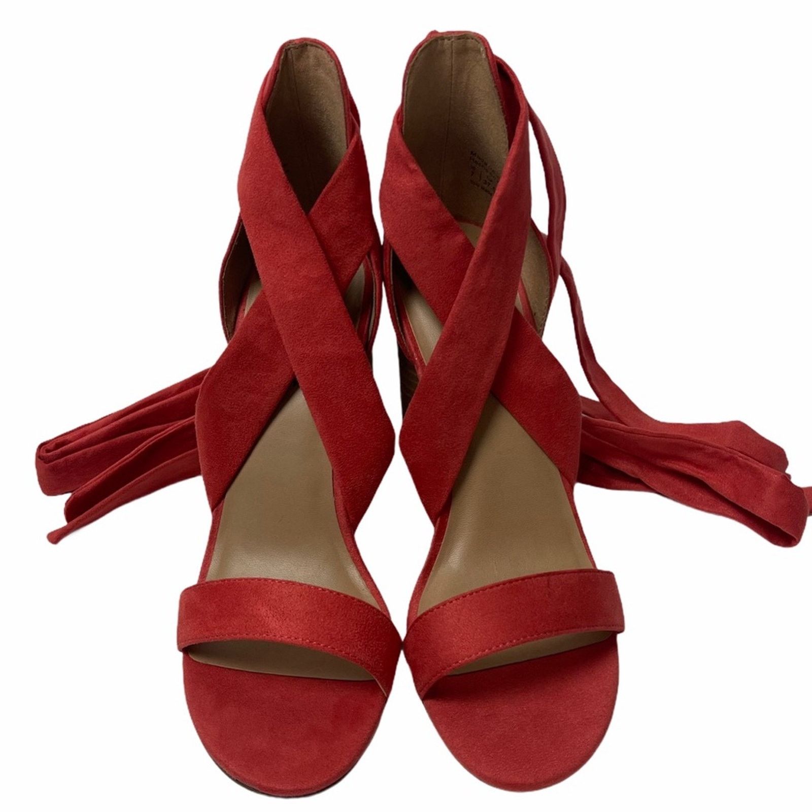 Call It Spring Call It Spring Defuria Sandal Orange Faux Suede 7M Size US 7 / IT 37 - 2 Thumbnail