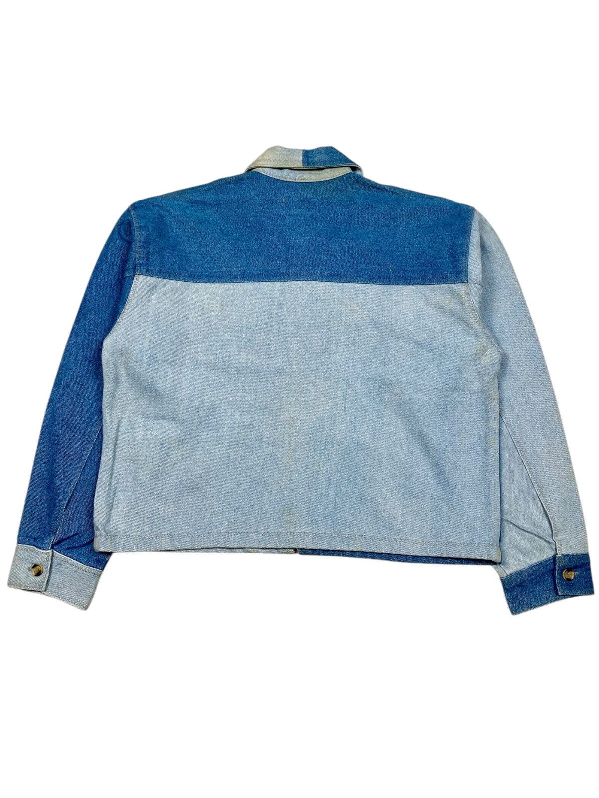 Japanese Brand 1980s Atsuro Tayama - Patchwork Denim Jacket Size US M / EU 48-50 / 2 - 2 Thumbnail