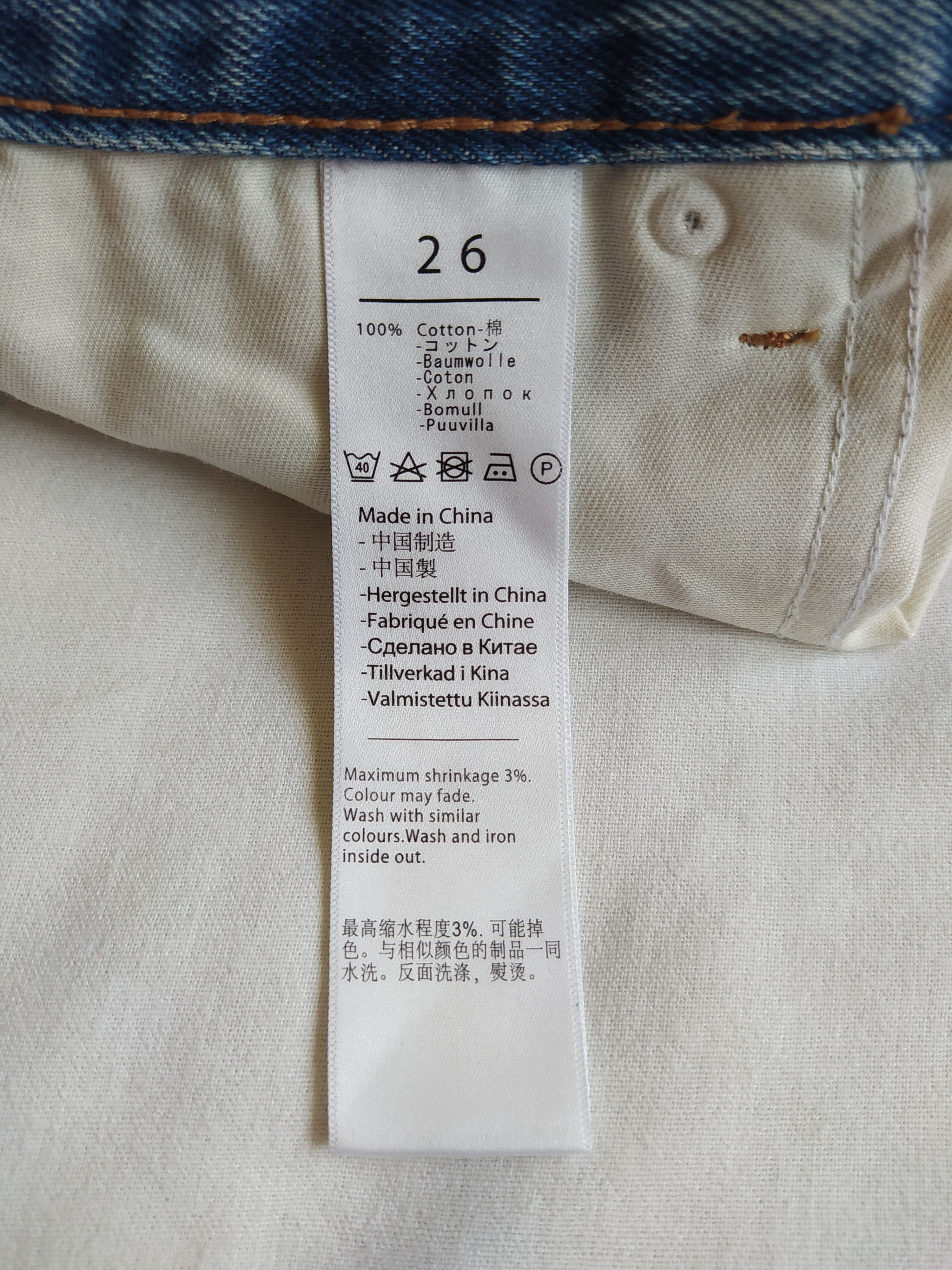 Jimmy Taverniti D-ID by Jimmy Taverniti distressed jeans Size 26" / US 2 / IT 38 - 10 Thumbnail