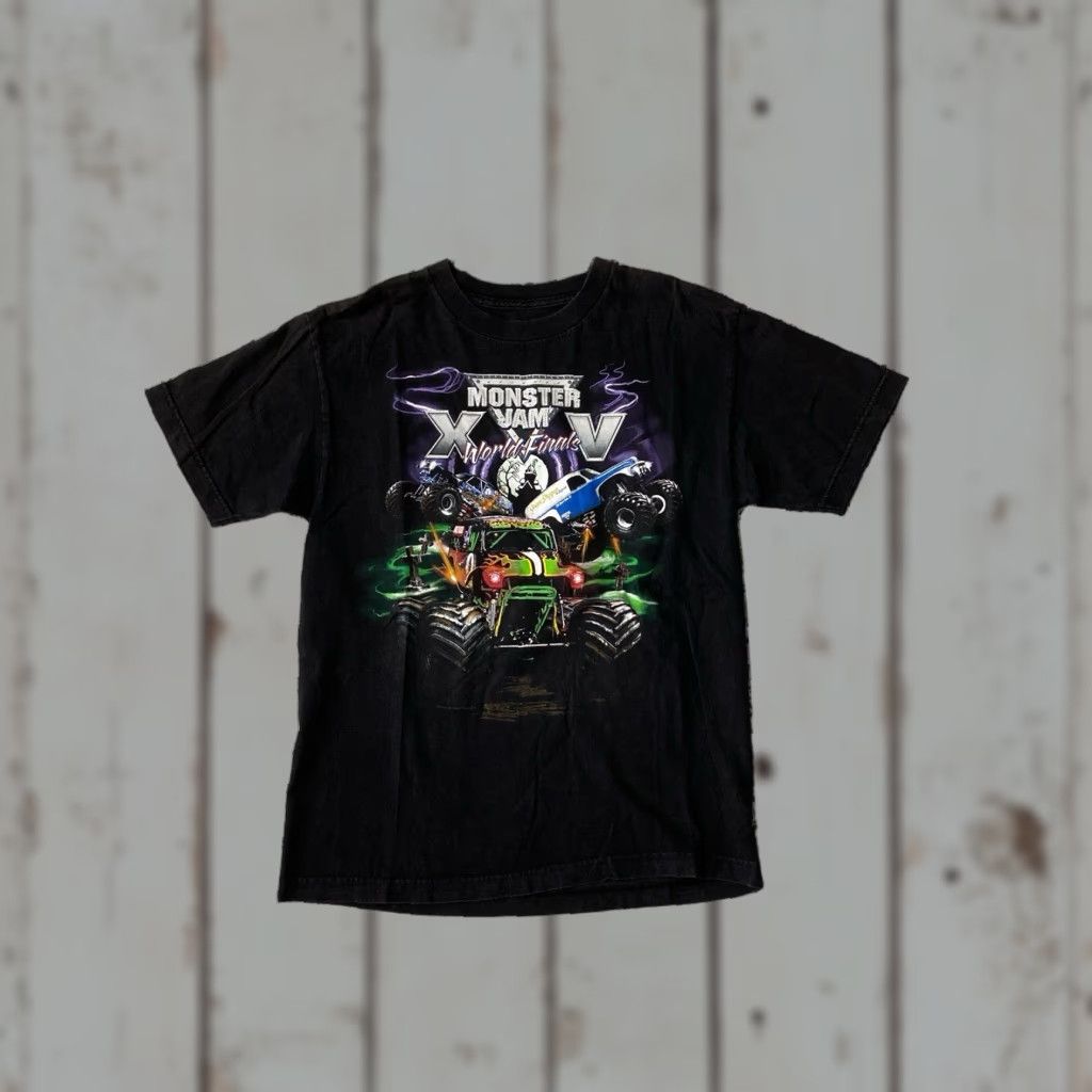 Vintage VINTAGE Monster Jam Shirt Mens Small Black World Tour Grave Digger Y2K Size US S / EU 44-46 / 1 - 1 Thumbnail