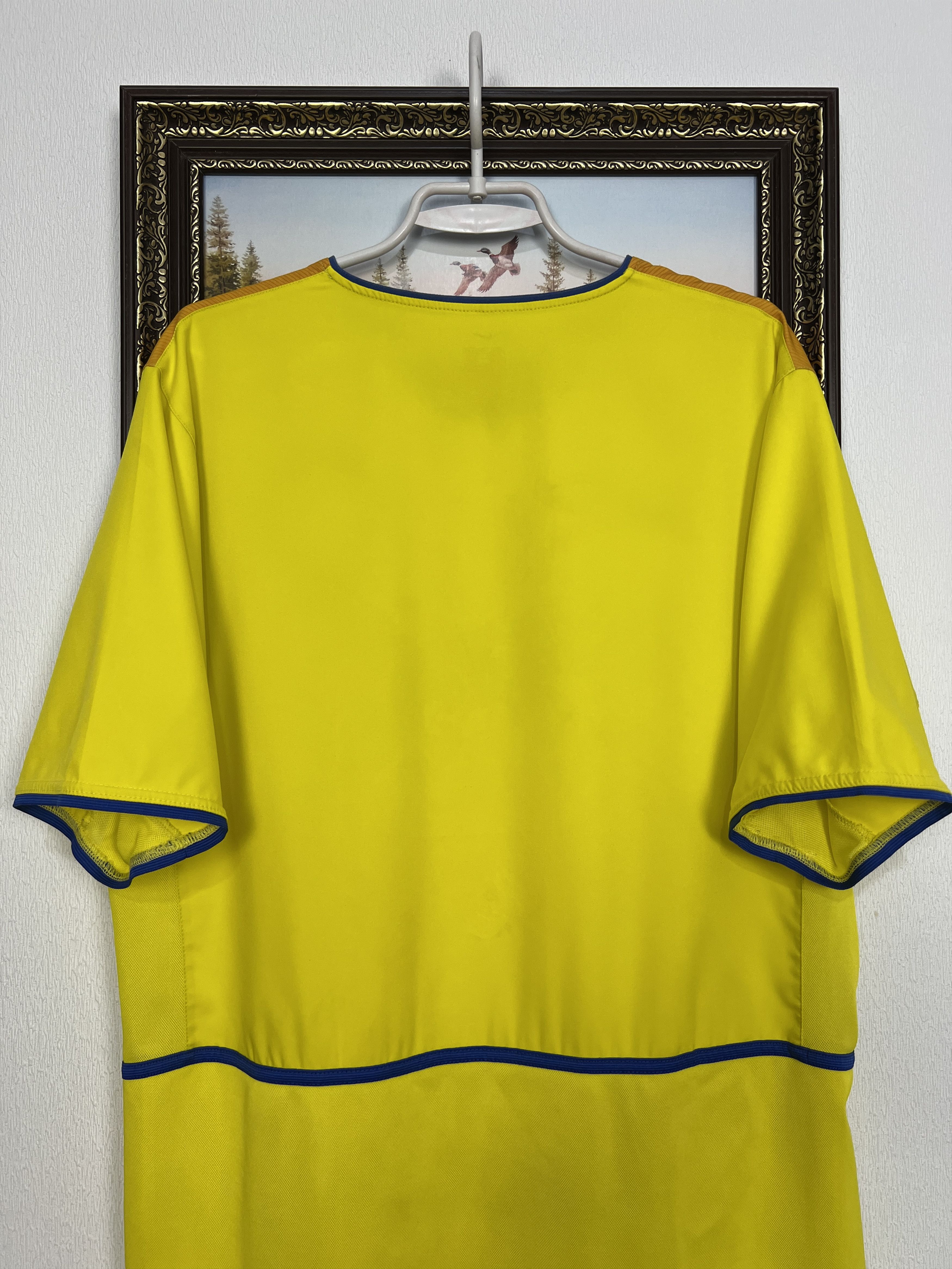 Nike Leeds United Away football shirt 2002 Soccer Jersey Trikot Size US L / EU 52-54 / 3 - 9 Thumbnail