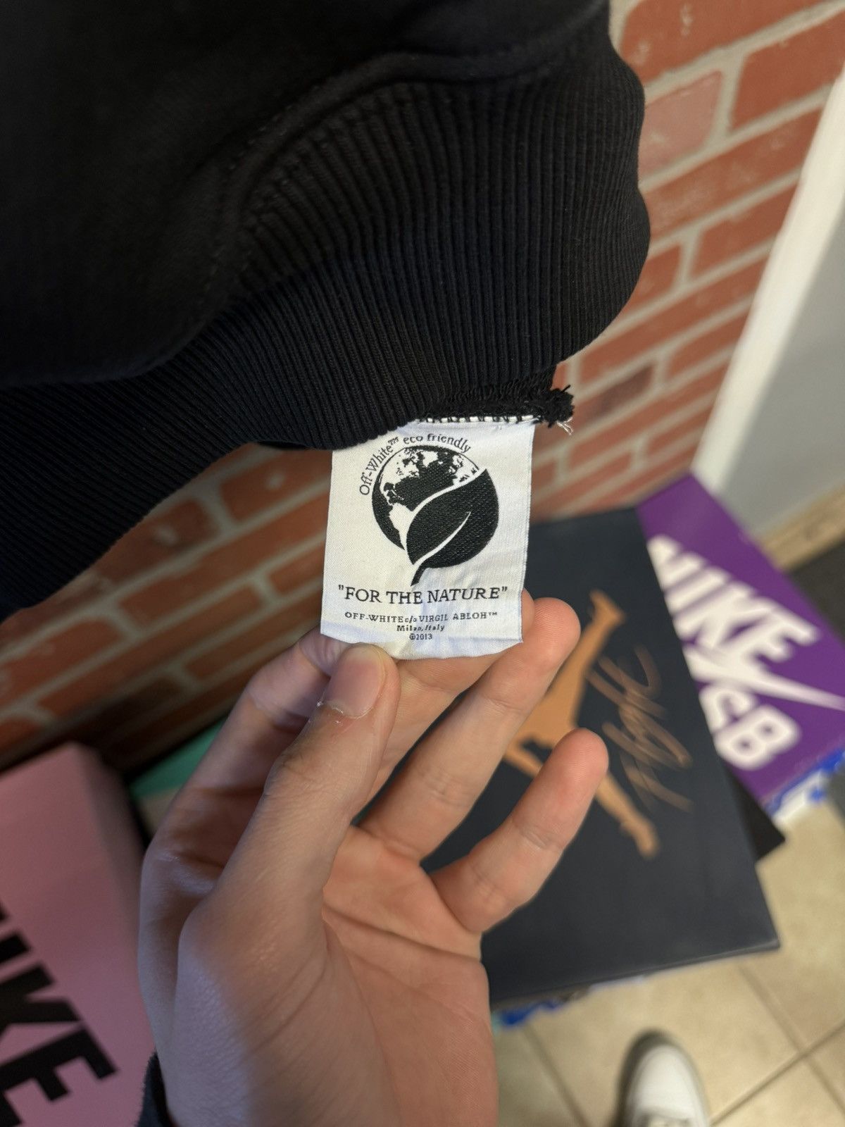 Off-White × Virgil Abloh Off White Hoodie Size Medium Black Arrow Fade 🧼 Size US M / EU 48-50 / 2 - 19 Thumbnail