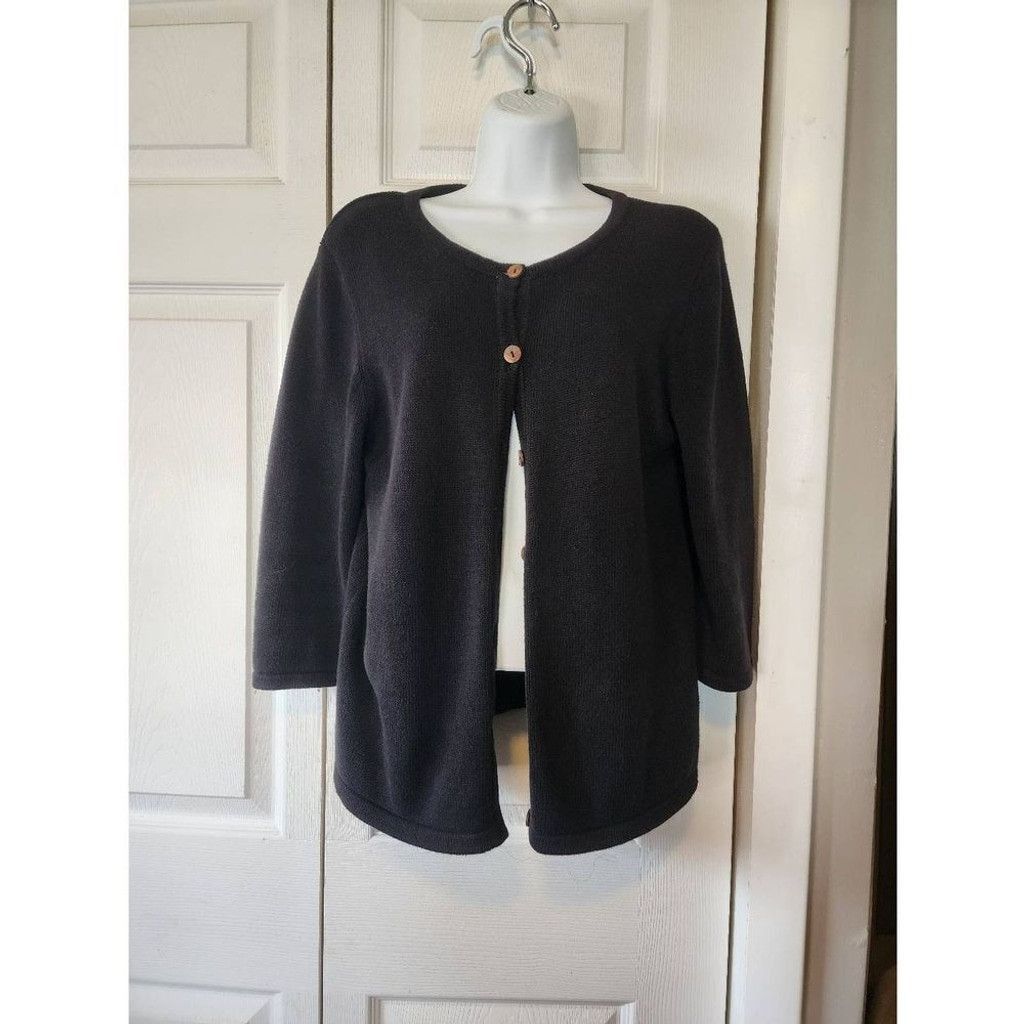 Other Christopher & Banks Black Sweater Size L / US 10 / IT 46 - 1 Thumbnail