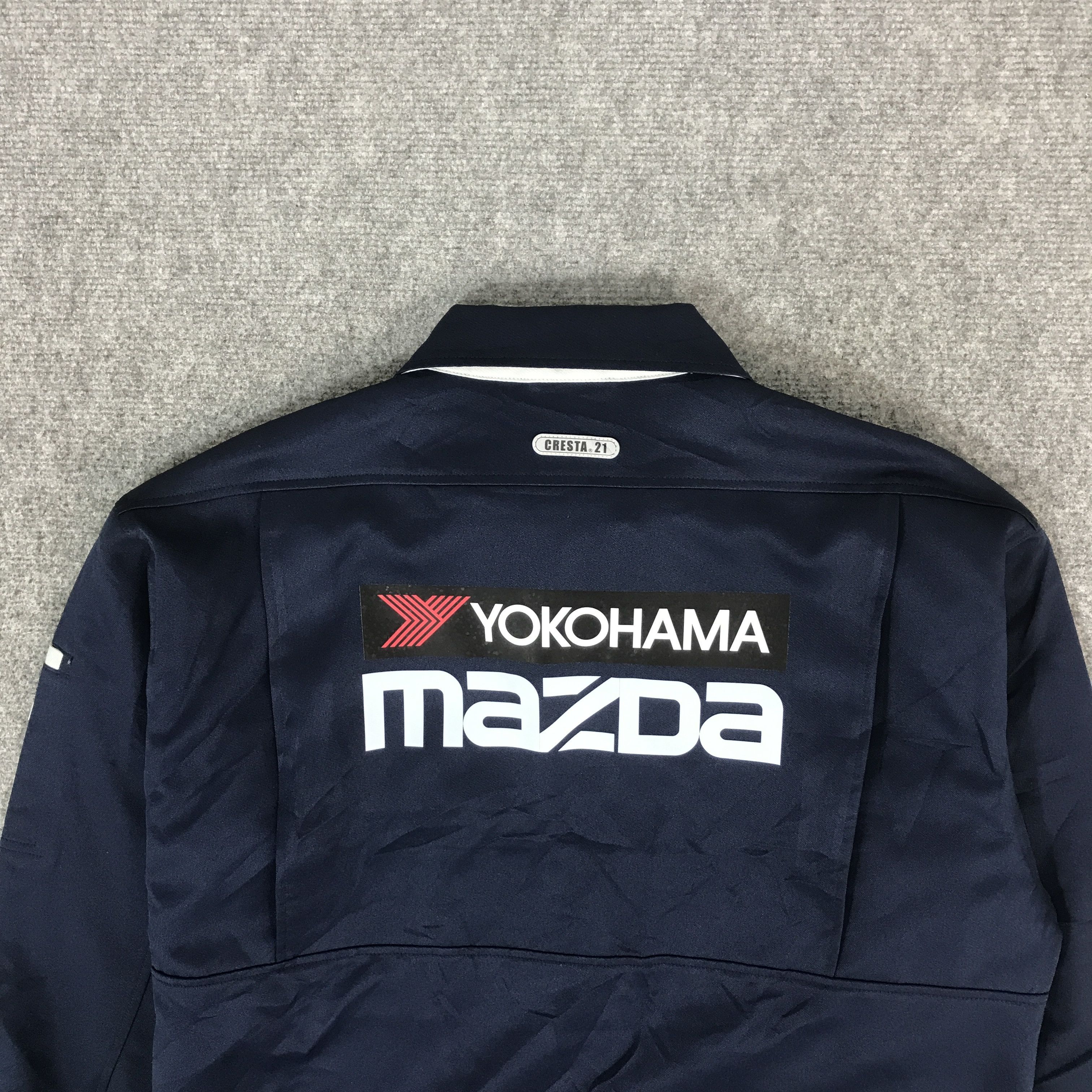 Japanese Brand MAZDA RACING TEAM CUSTOM MOTORSPORT JACKET K64B5 Size US L / EU 52-54 / 3 - 4 Thumbnail