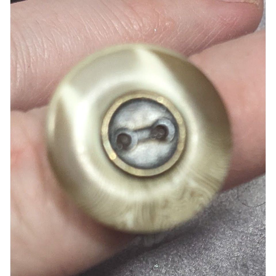 Other Handmade Upcycled Tan Button Ring Size 6 Size ONE SIZE - 5 Thumbnail