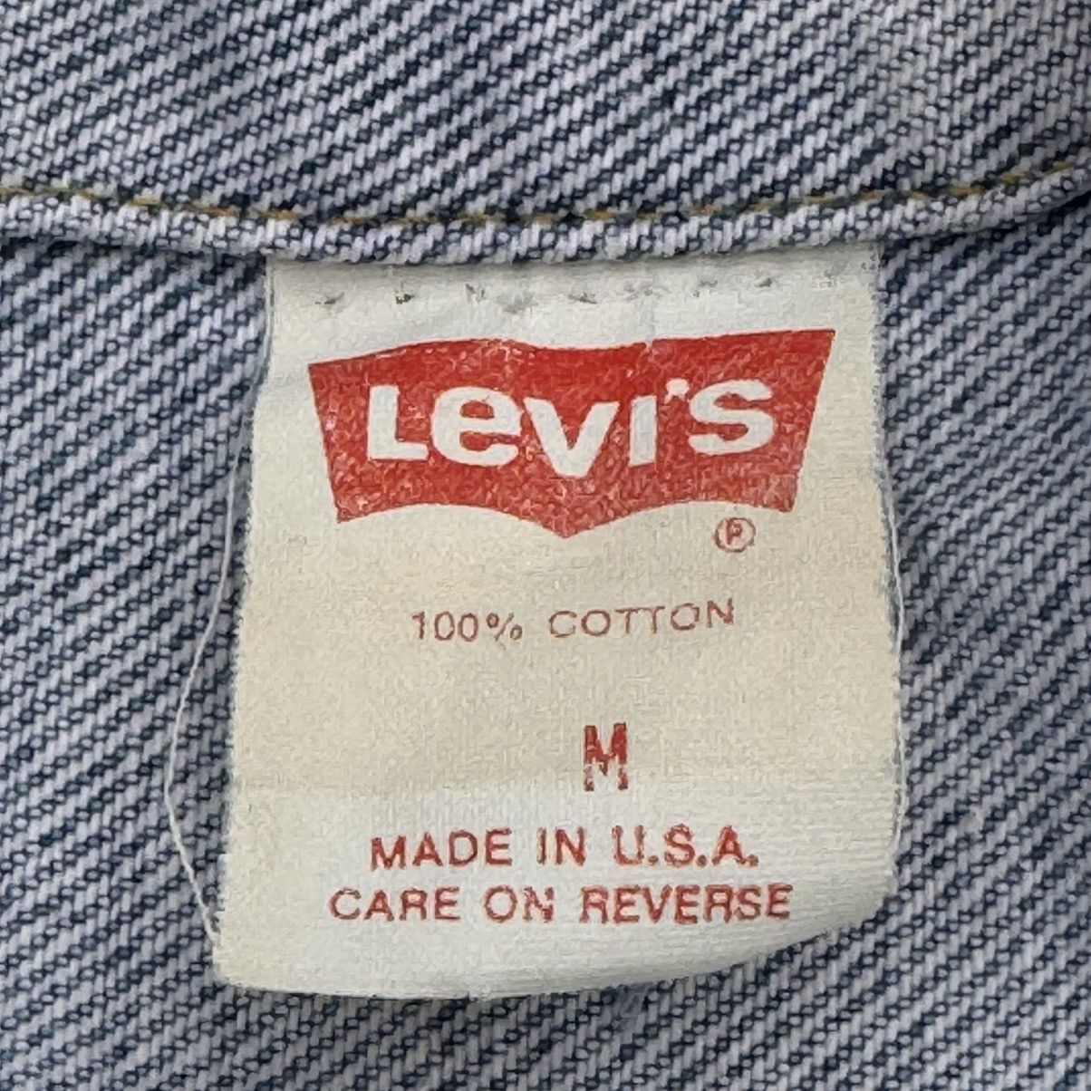 Levi's 80s Levis Denim Trucker Jacket Size US M / EU 48-50 / 2 - 12 Thumbnail