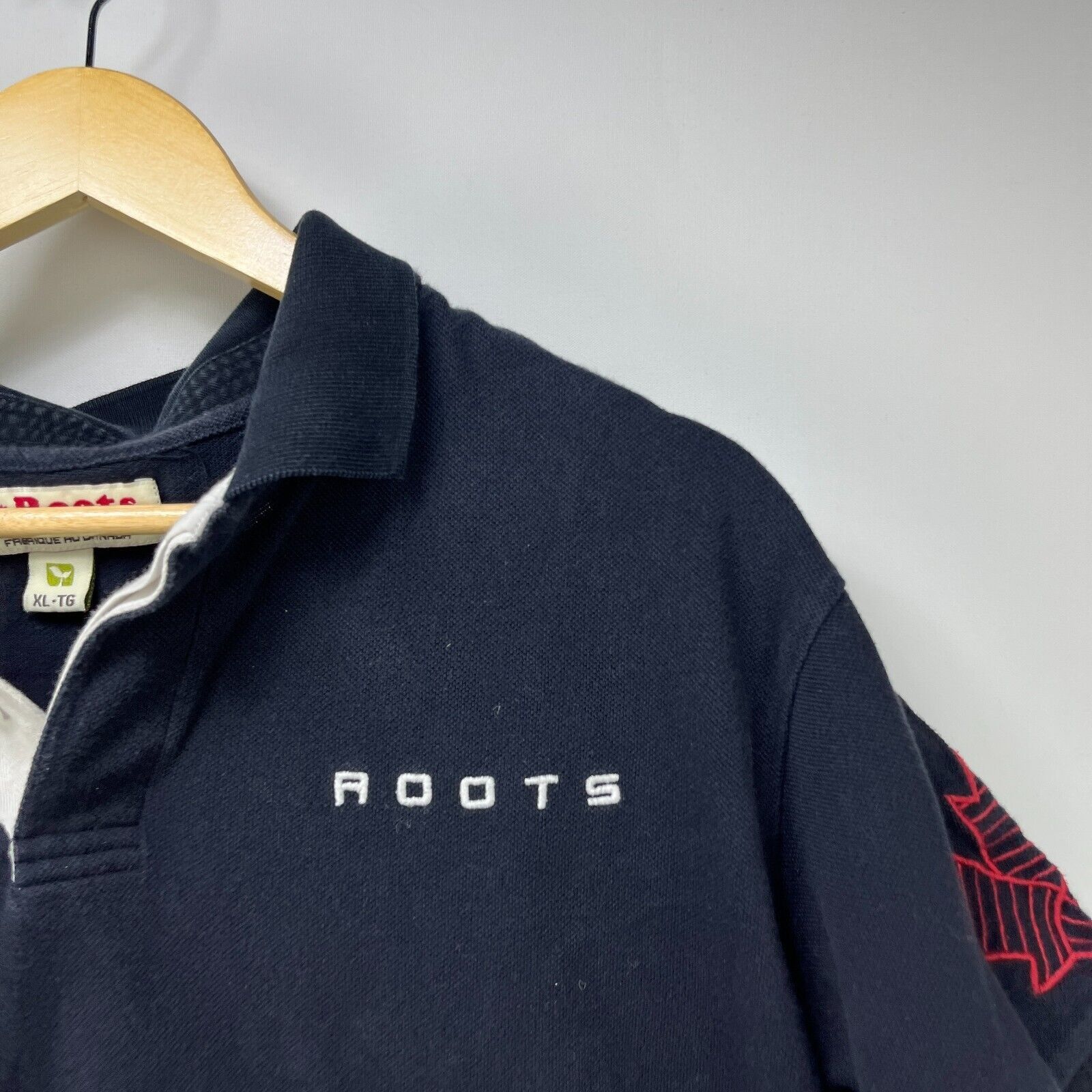 Roots × Vintage Vintage 90s Roots Made in Canada Polo T-Shirt XL Size US XL / EU 56 / 4 - 3 Thumbnail