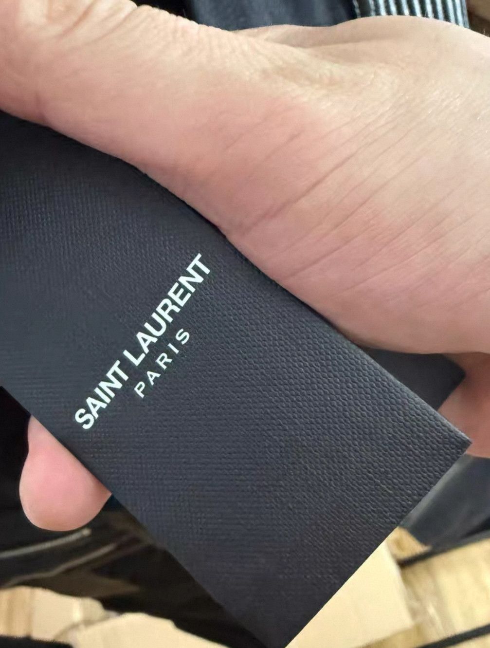 Saint Laurent Paris Saint Laurent Paris D04 split leather brushed wax jeans. Size US 32 / EU 48 - 8 Thumbnail