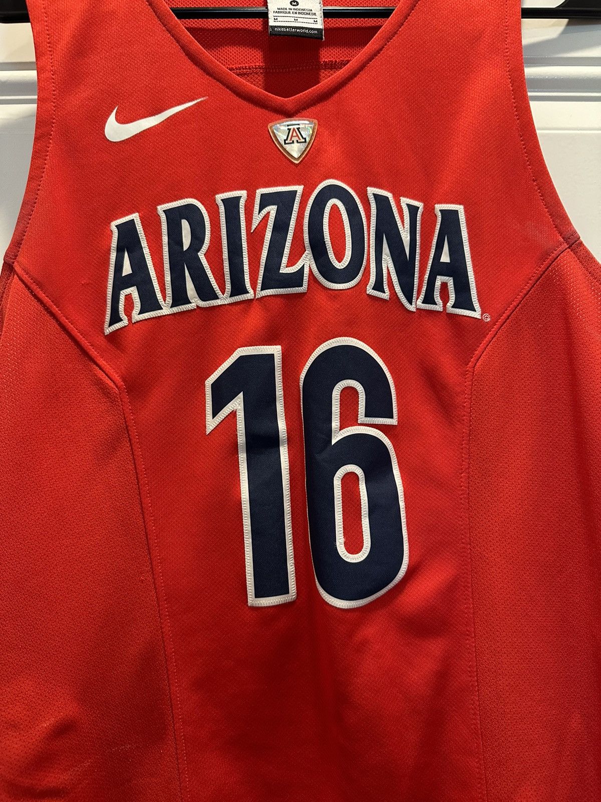 Arizona Jean Co. × NCAA × Nike Nike Arizona Wildcats Basketball Jersey (Red) (Medium) Size US M / EU 48-50 / 2 - 2 Thumbnail