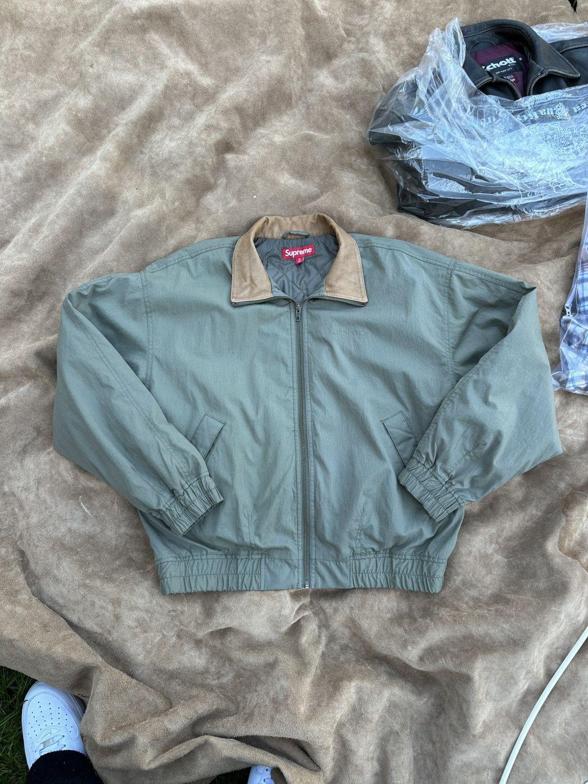 Supreme Supreme Leather Collar Utility Jacket Size US M / EU 48-50 / 2 - 7 Thumbnail
