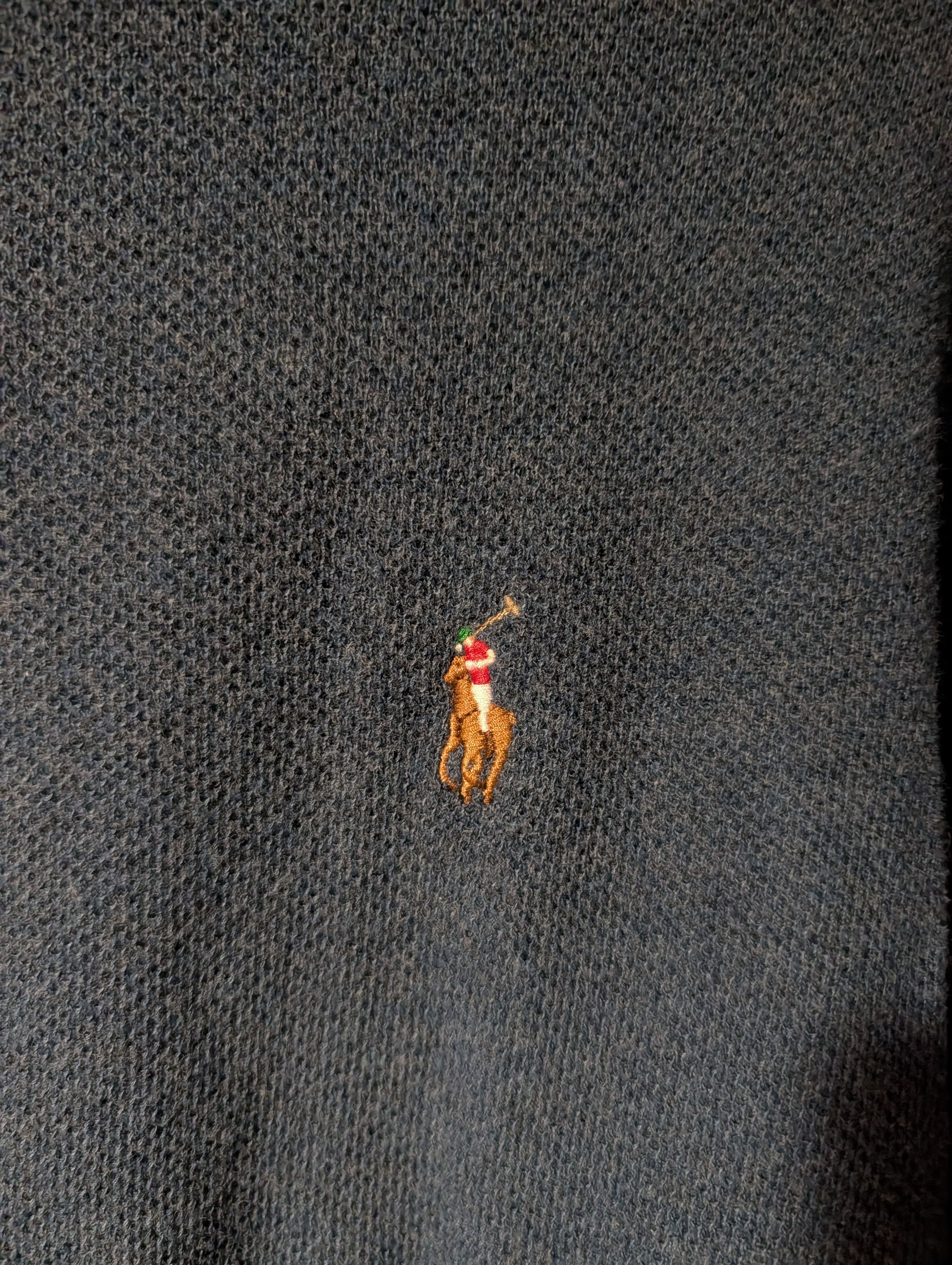 Polo Ralph Lauren Polo Ralph Lauren Pima Cotton Quarter Zip Pullover Sweater Size US XXL / EU 58 / 5 - 2 Thumbnail