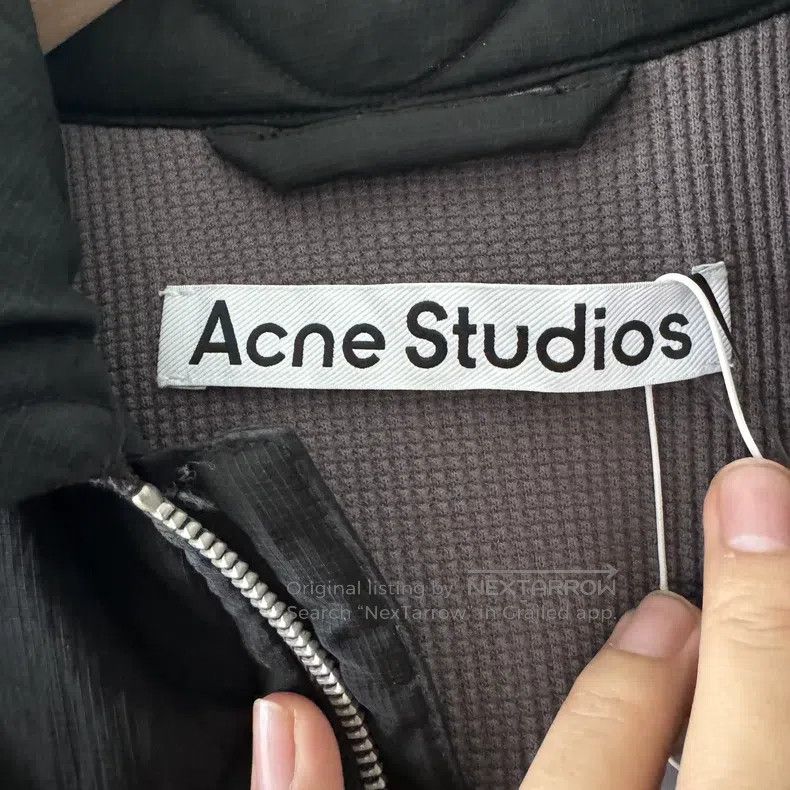 Acne Studios Acne Studios Black Quilted Jacket - 100% Nylon - Fleece Li Size M / US 6-8 / IT 42-44 - 3 Thumbnail