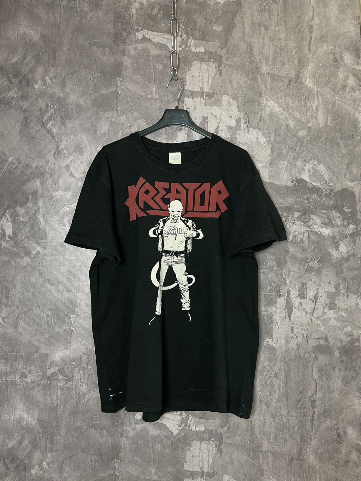 Band Tees Kreator Tee T Shirt 1990s Vintage Black Size US L / EU 52-54 / 3 - 1 Thumbnail