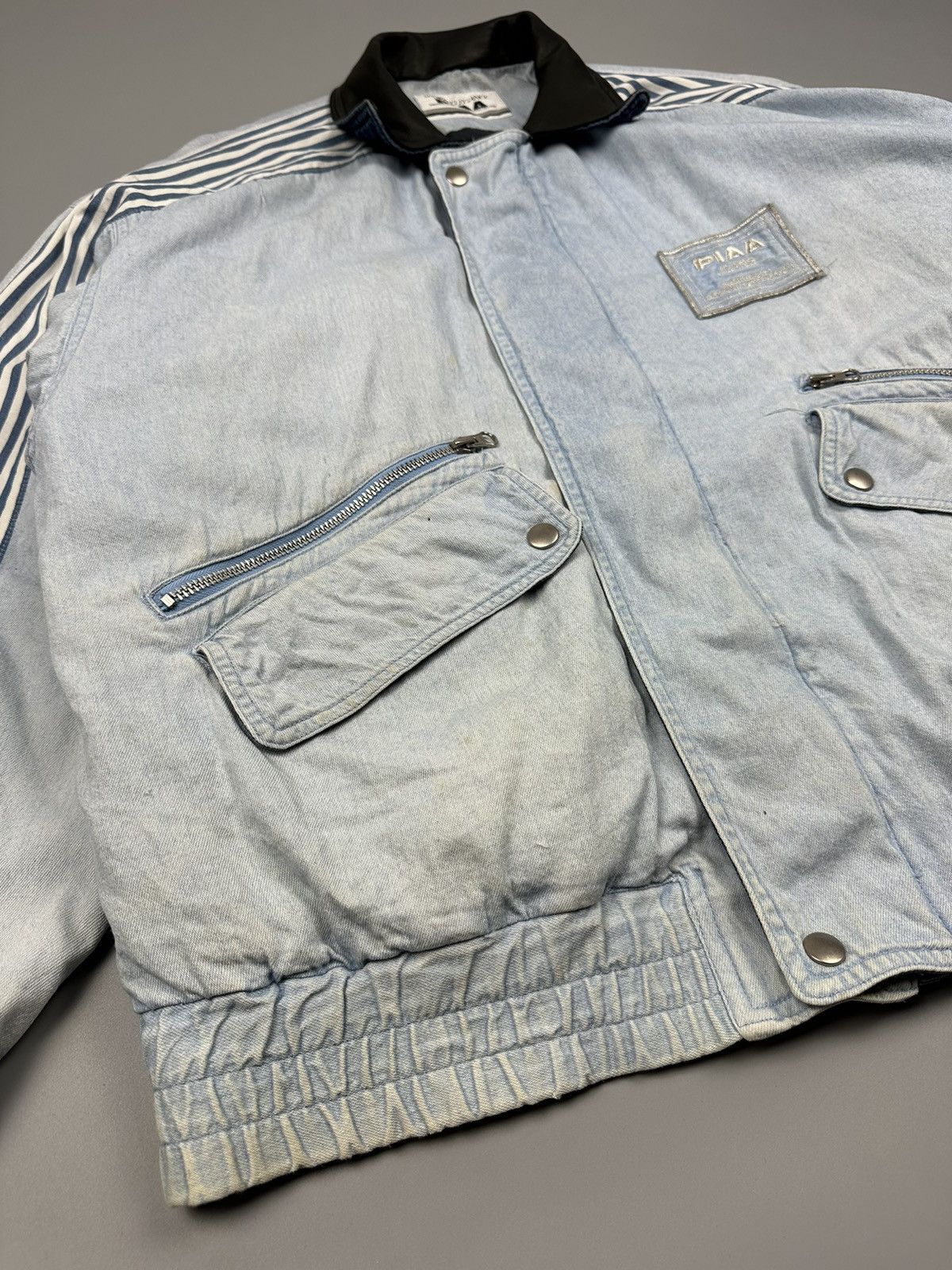 If Six Was Nine Vintage Piaa Motor Sports Denim Jacket Size US XXL / EU 58 / 5 - 9 Thumbnail