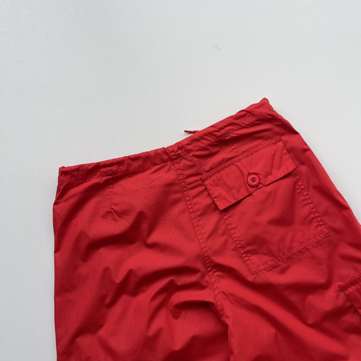 Vintage UFO Vintage Baggy Cargo Pants Red Y2K Size US 30 / EU 46 - 7 Thumbnail